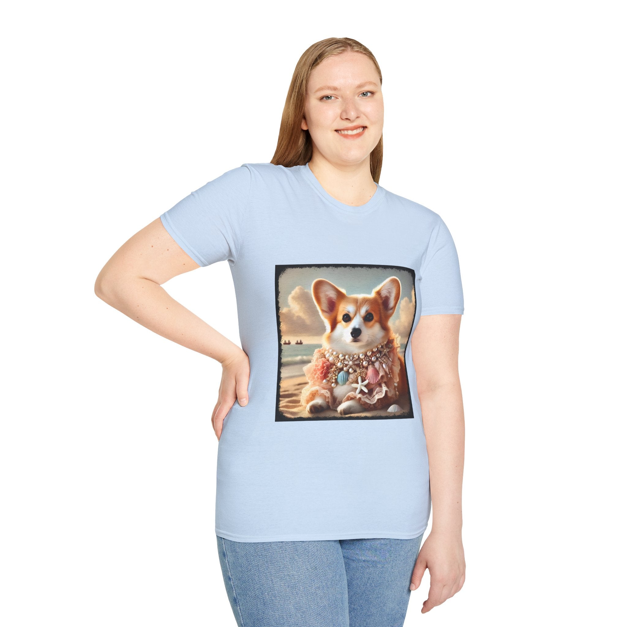 Pembroke Welsh Corgi Ocean Queen | Unisex Dog T-Shirt