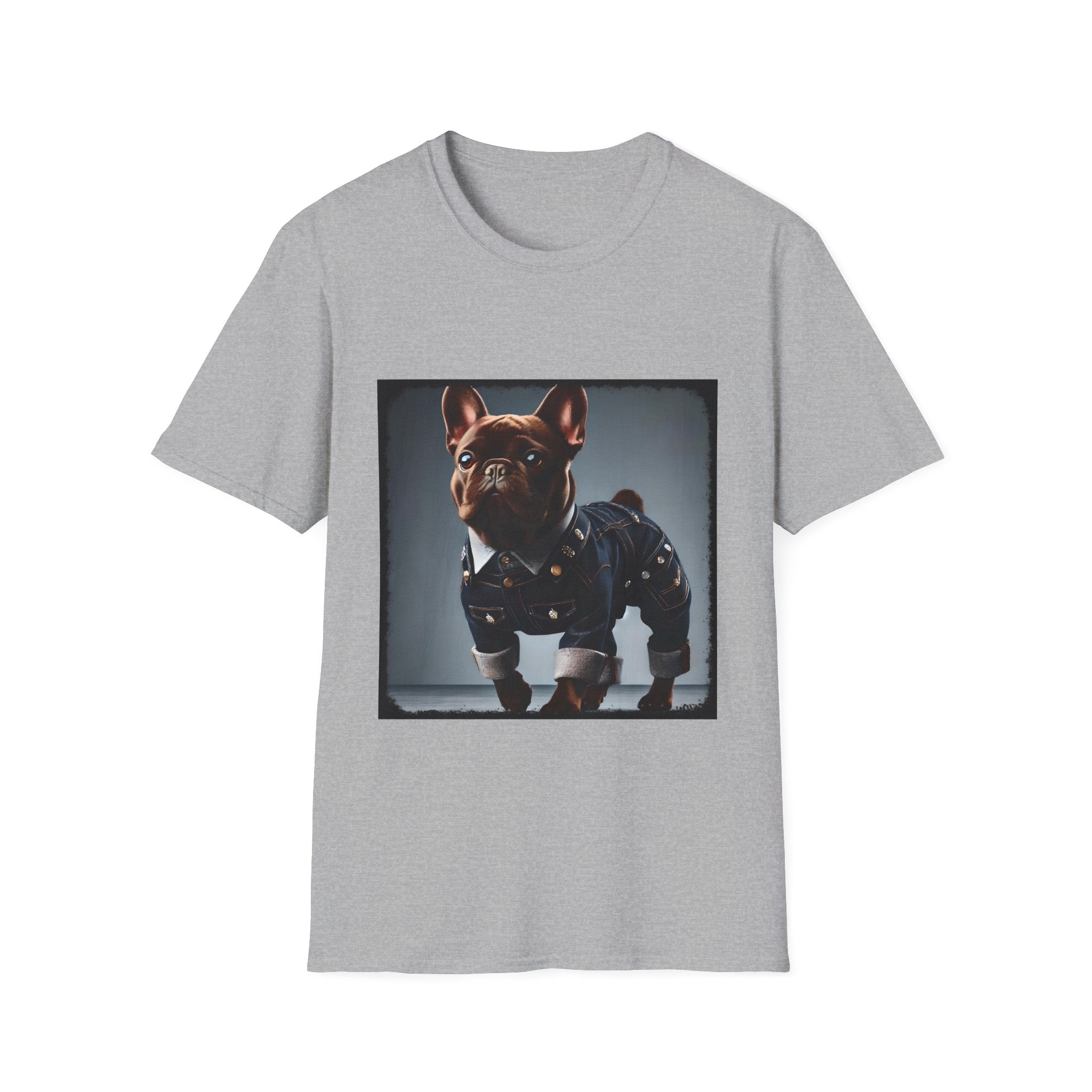French Bulldog Denim Doll | Unisex Dog T-Shirt