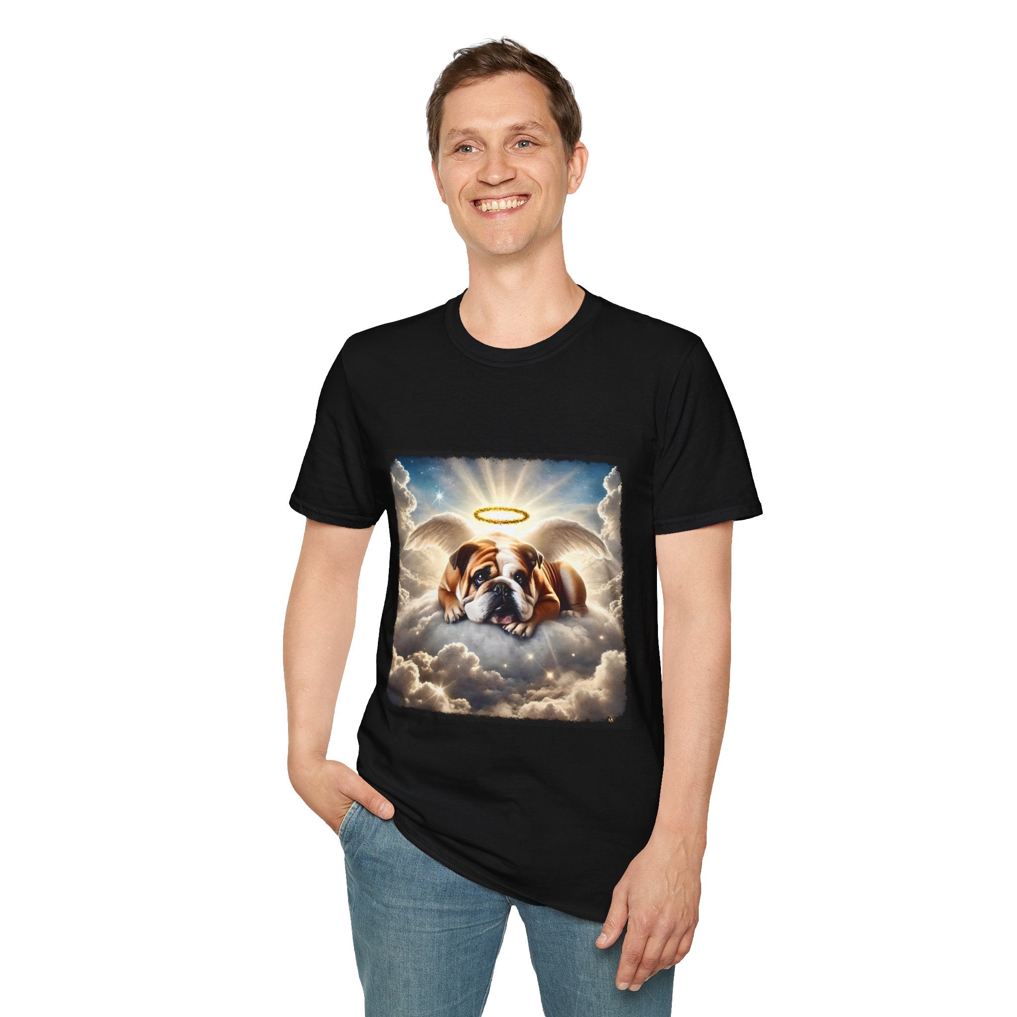 Bulldog Angel Baby | Unisex Dog T-Shirt
