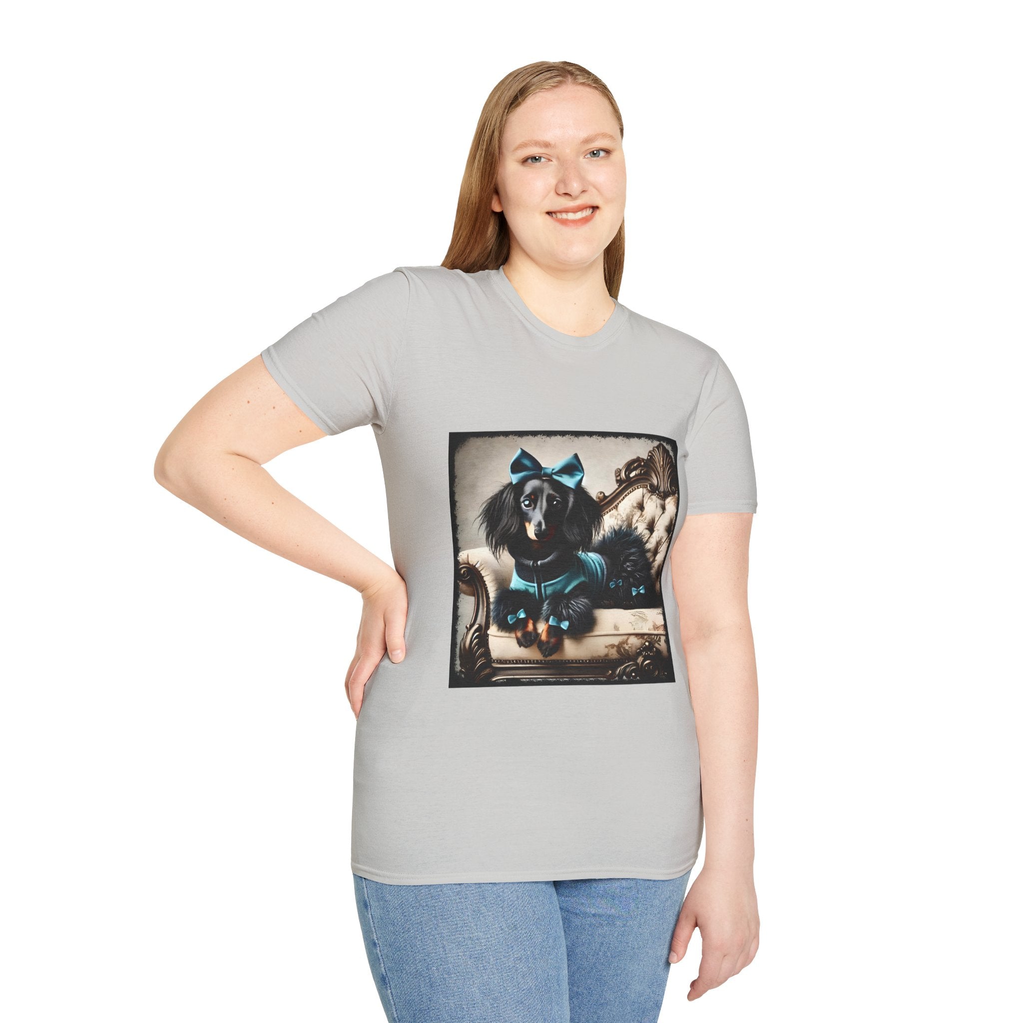 Dachshund Bow Babe | Unisex Dog T-Shirt