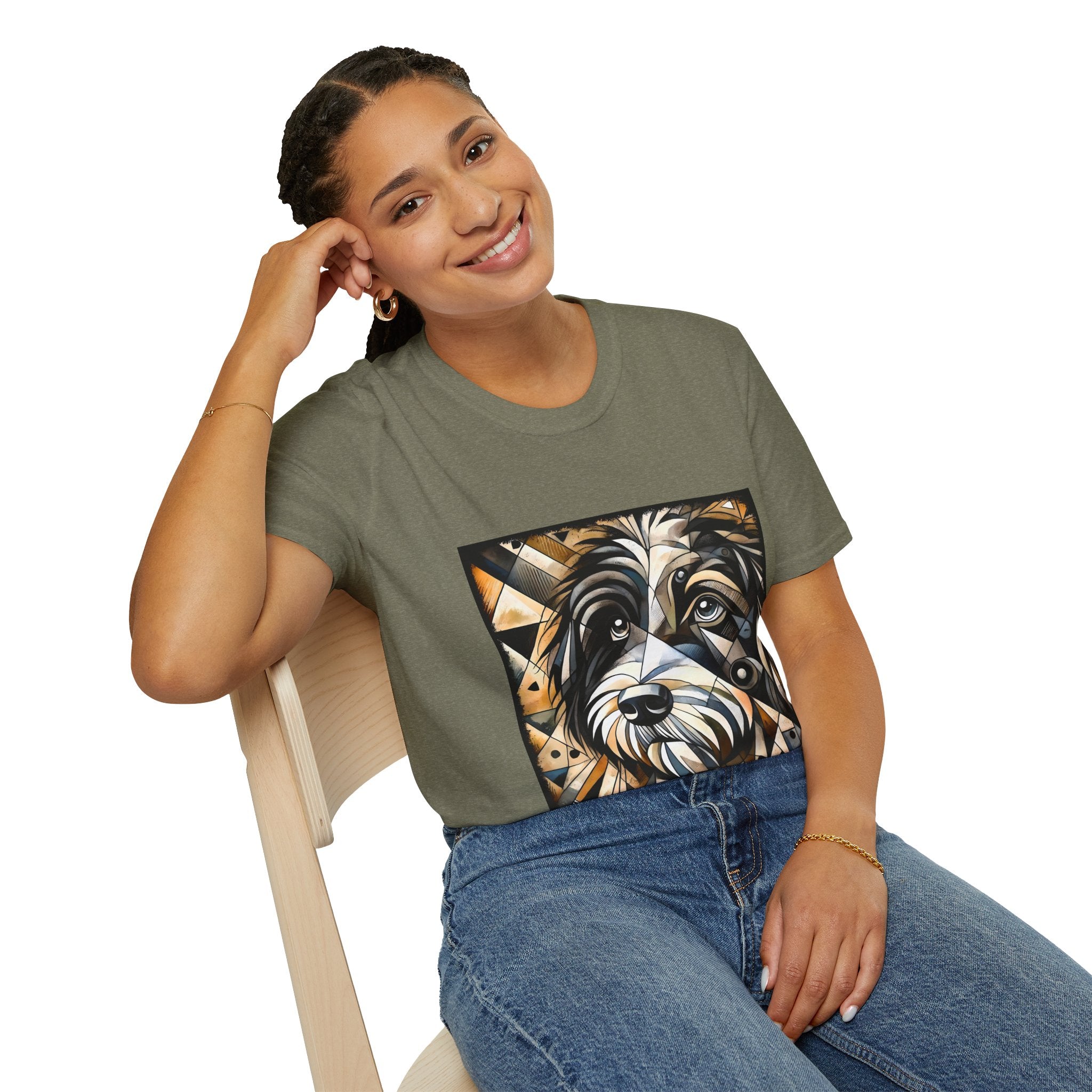 Bernedoodle Bold Geometric | Unisex Dog T-Shirt