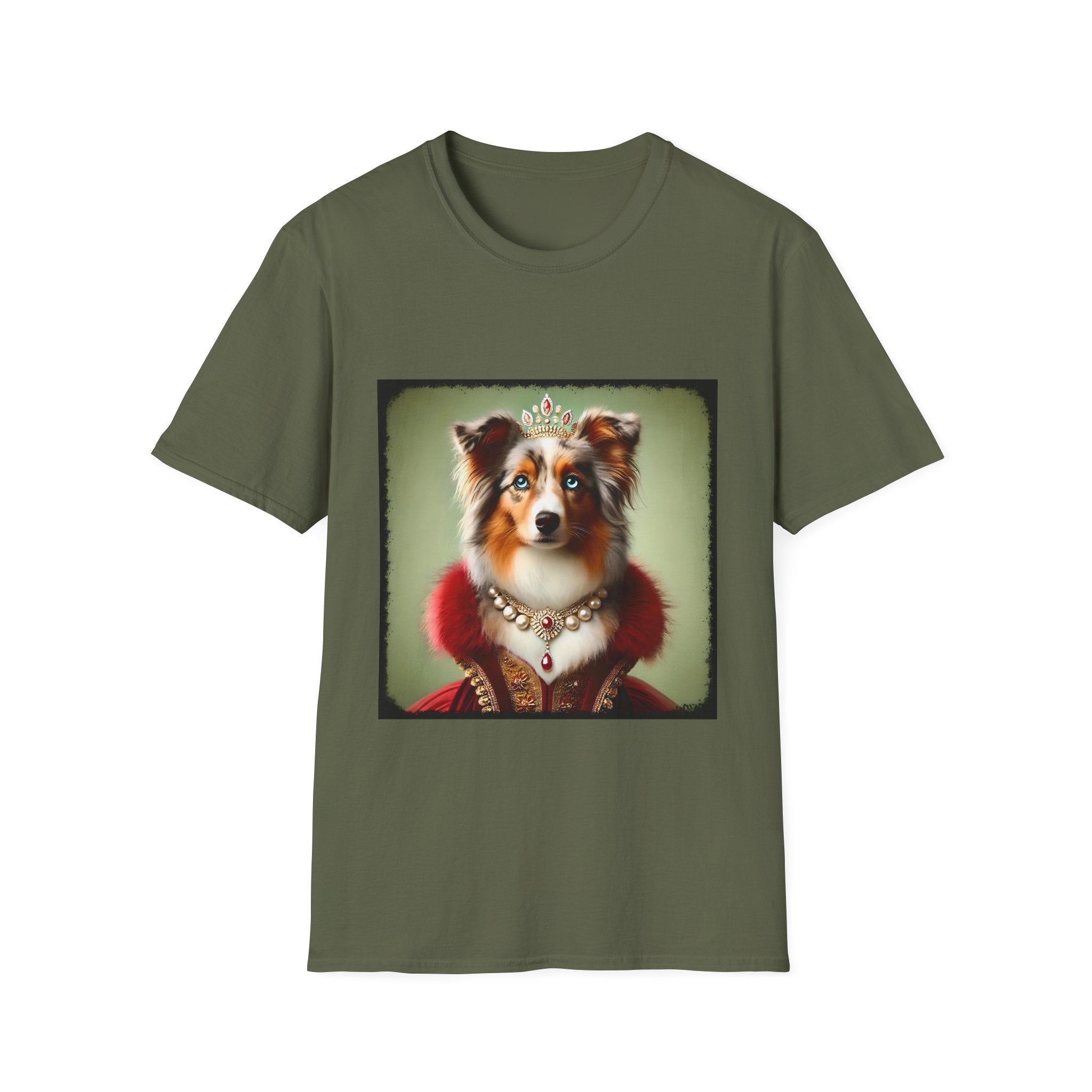 Miniature American Shepherd Red Merle Queen | Unisex Dog T-Shirt
