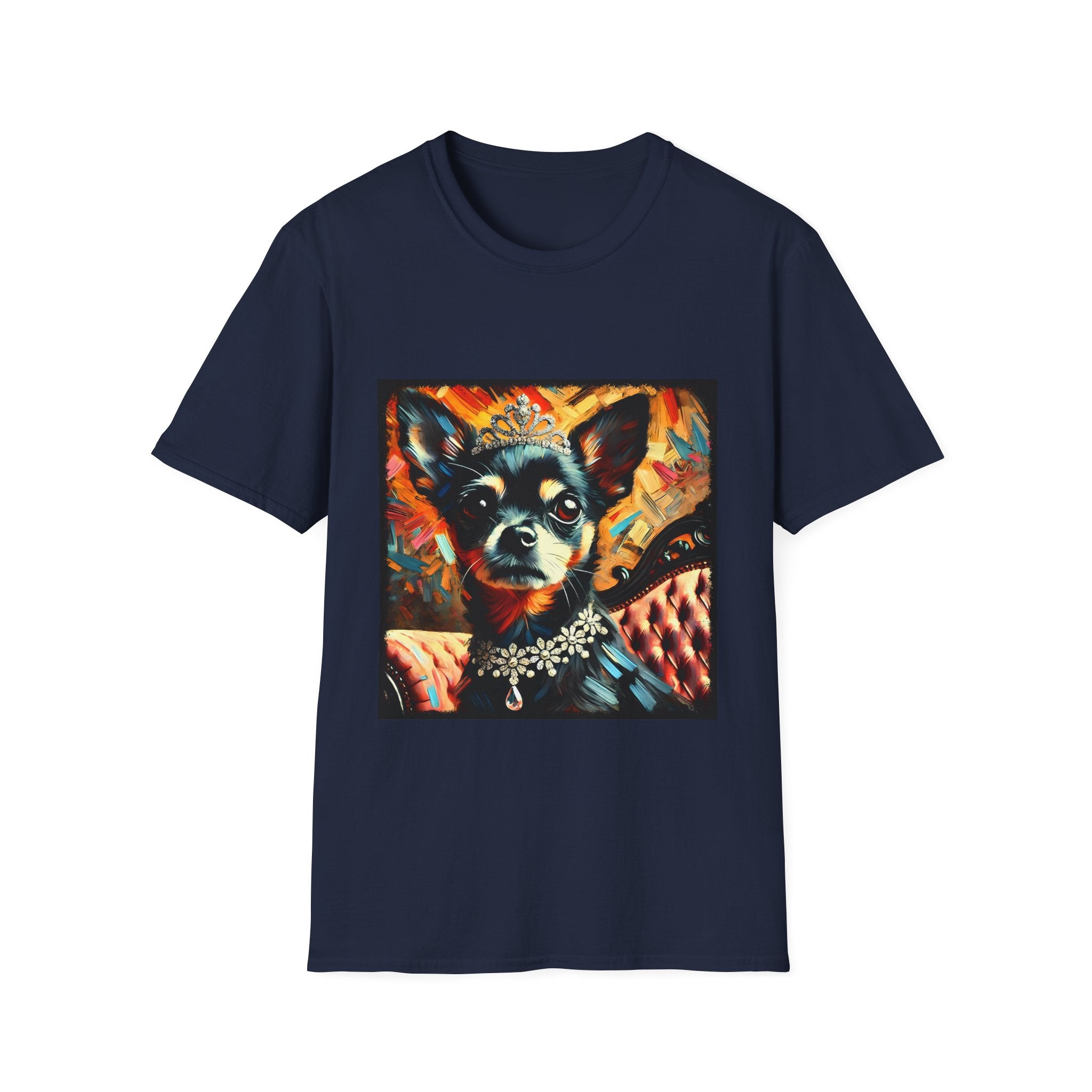 Chihuahua Poised Princess Classic | Unisex Dog T-Shirt