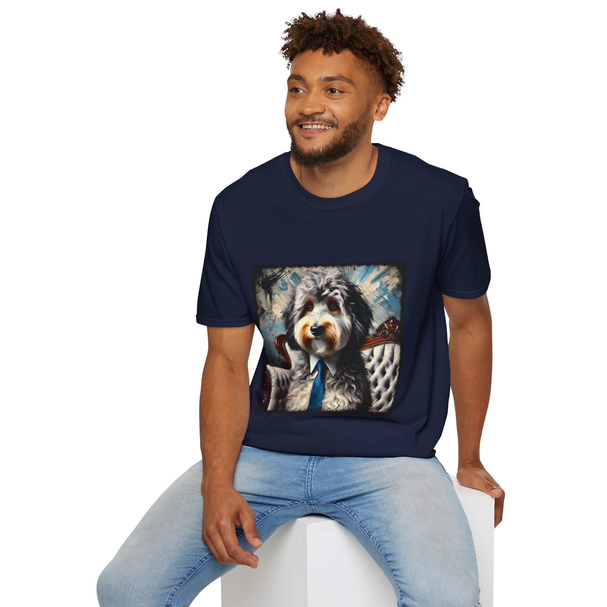 Aussiedoodle Silver Gent | Unisex Dog T-Shirt