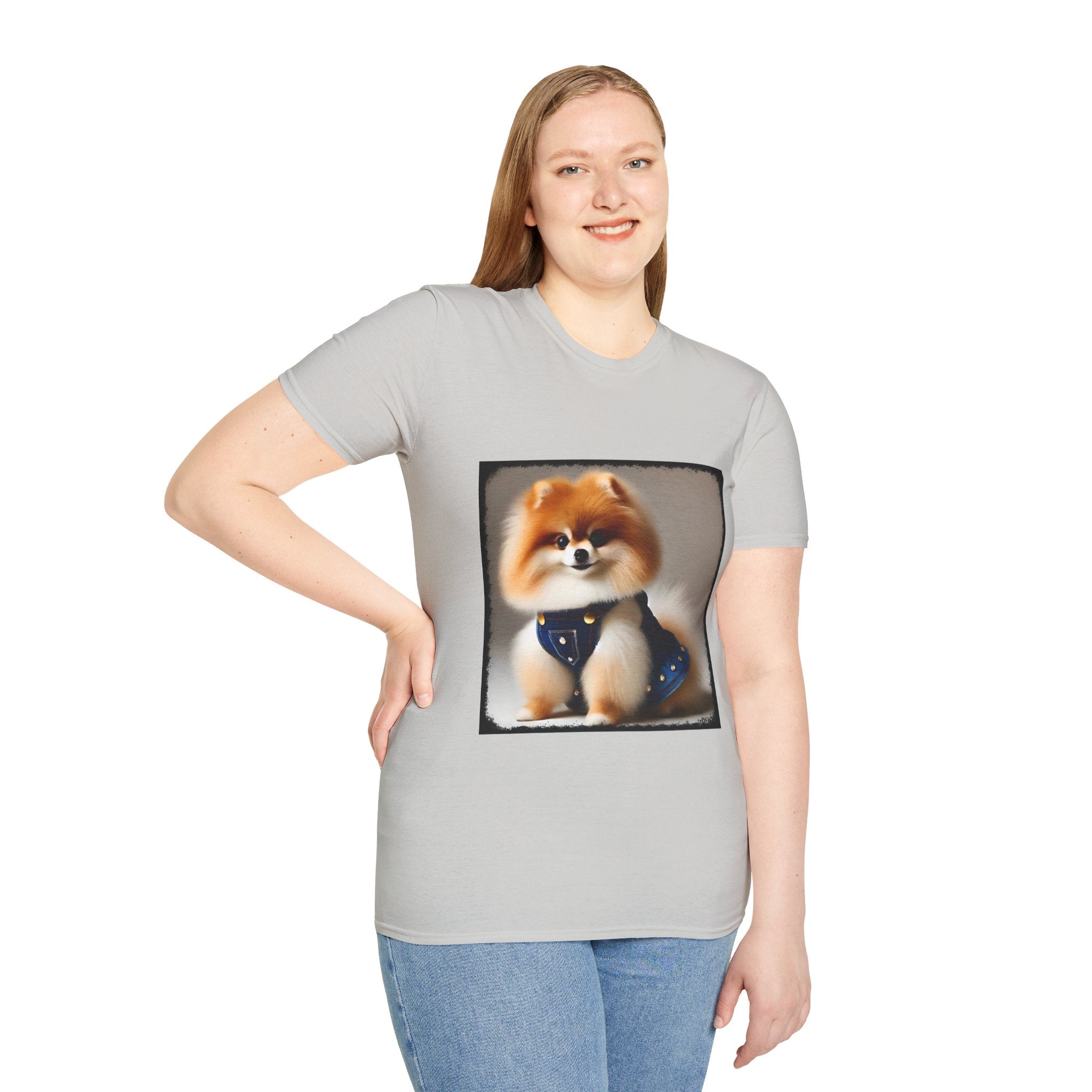 Pomeranian Jean Dream | Unisex Dog T-Shirt