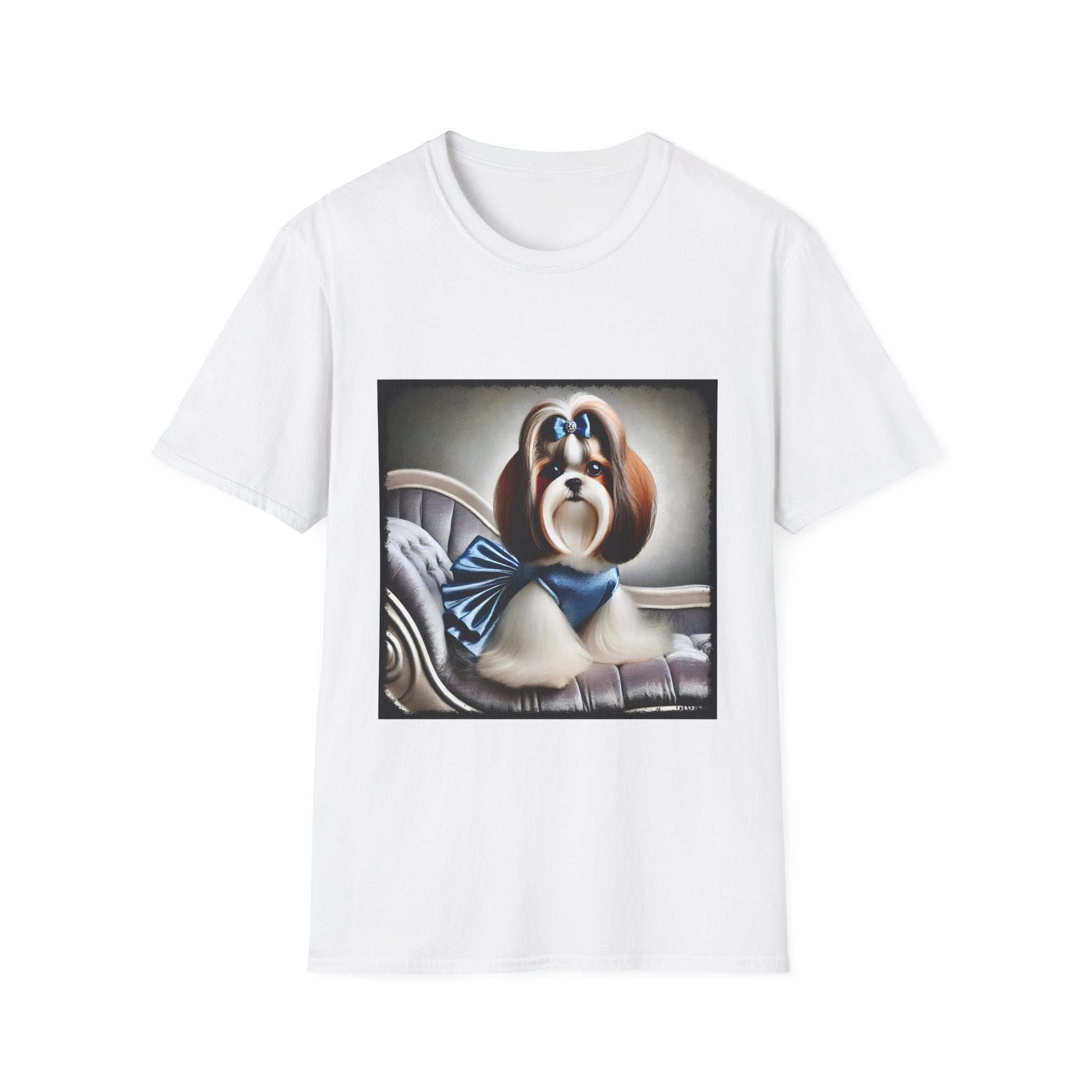 Shih Tzu Blue Belle | Unisex Dog T-Shirt
