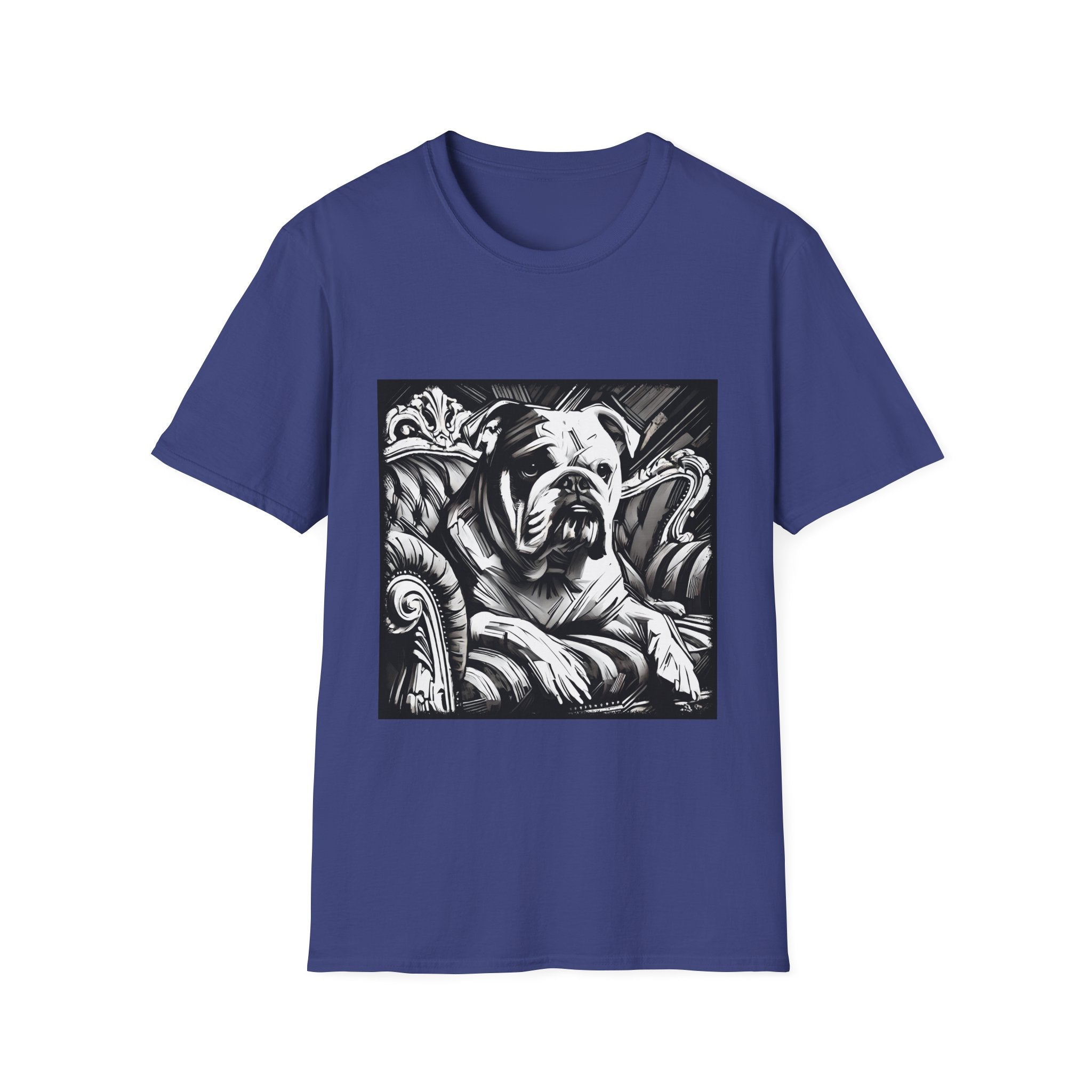 Bulldog B&W Bold | Unisex Dog T-Shirt