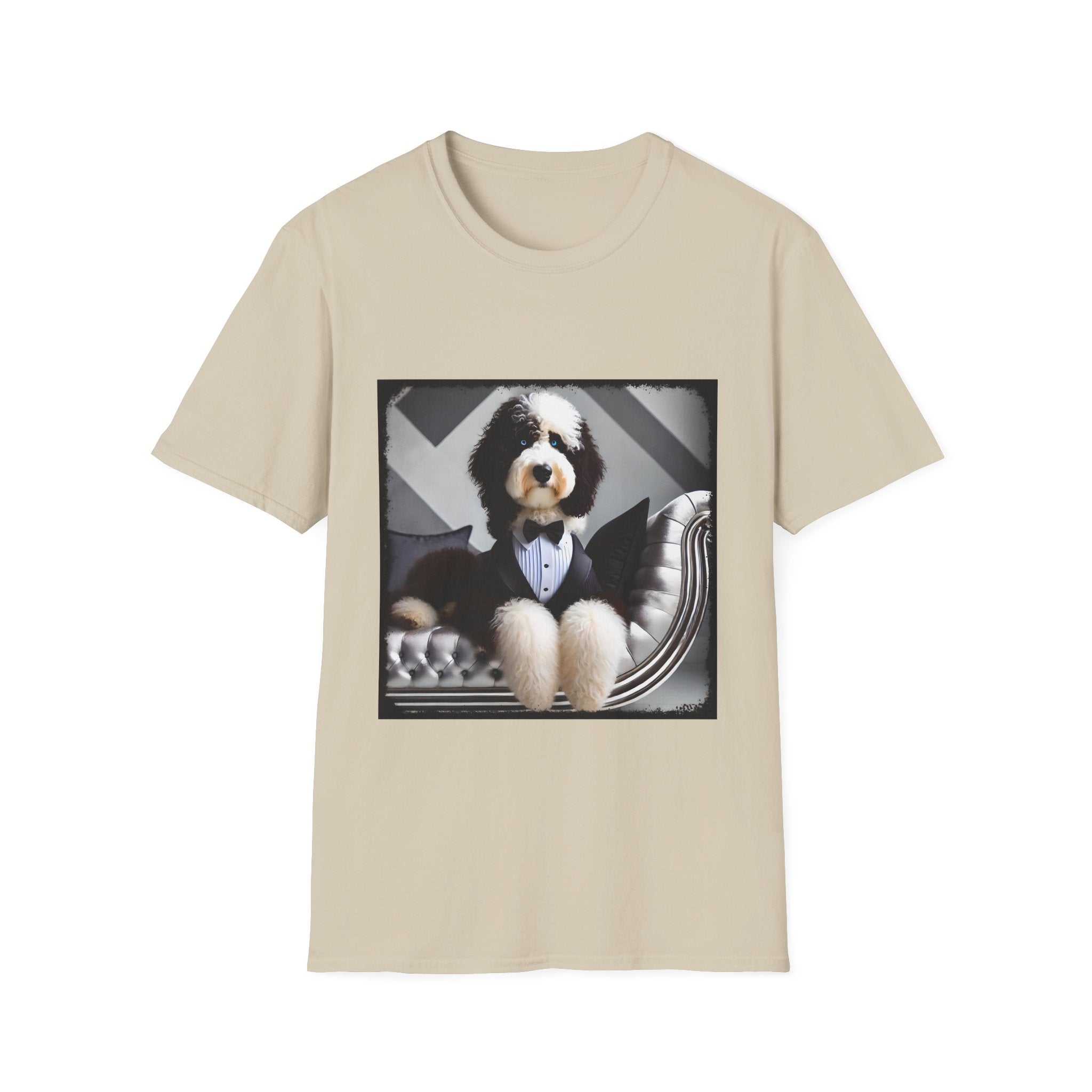 Sheepadoodle Distinguished Gent | Unisex Dog T-Shirt