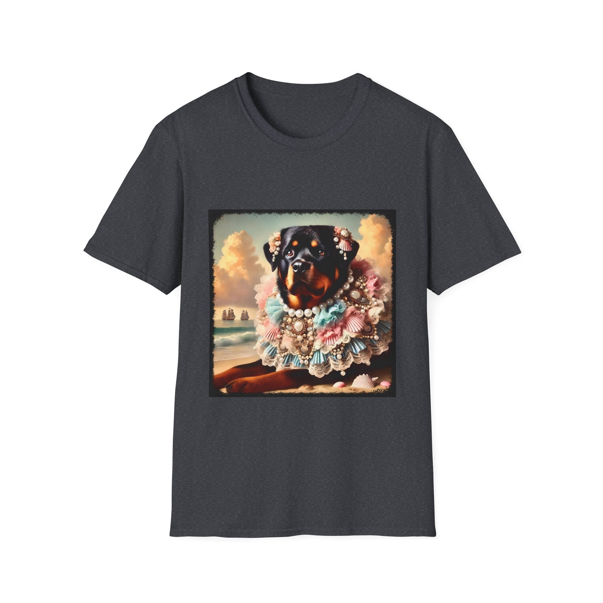 Rottweiler Beach Beauty | Unisex Dog T-Shirt