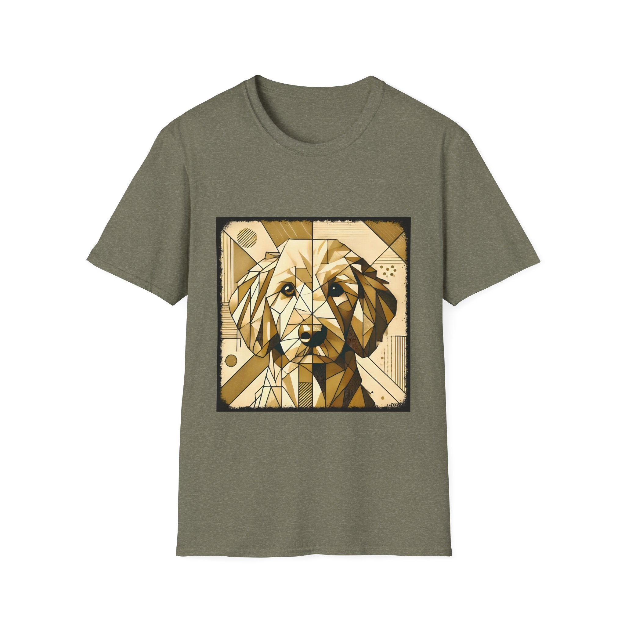 Golden Retriever Golden Geometric | Unisex Dog T-Shirt