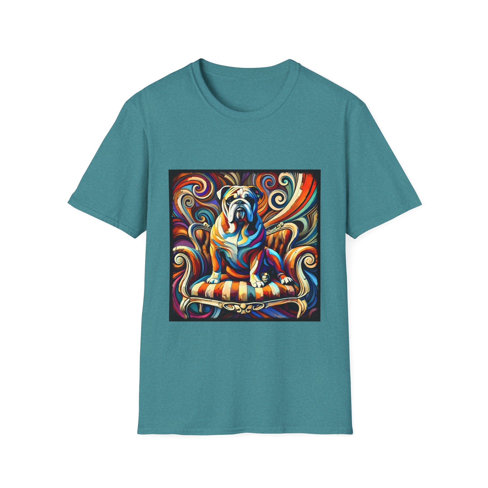 Bulldog Bold Swirl | Unisex Dog T-Shirt