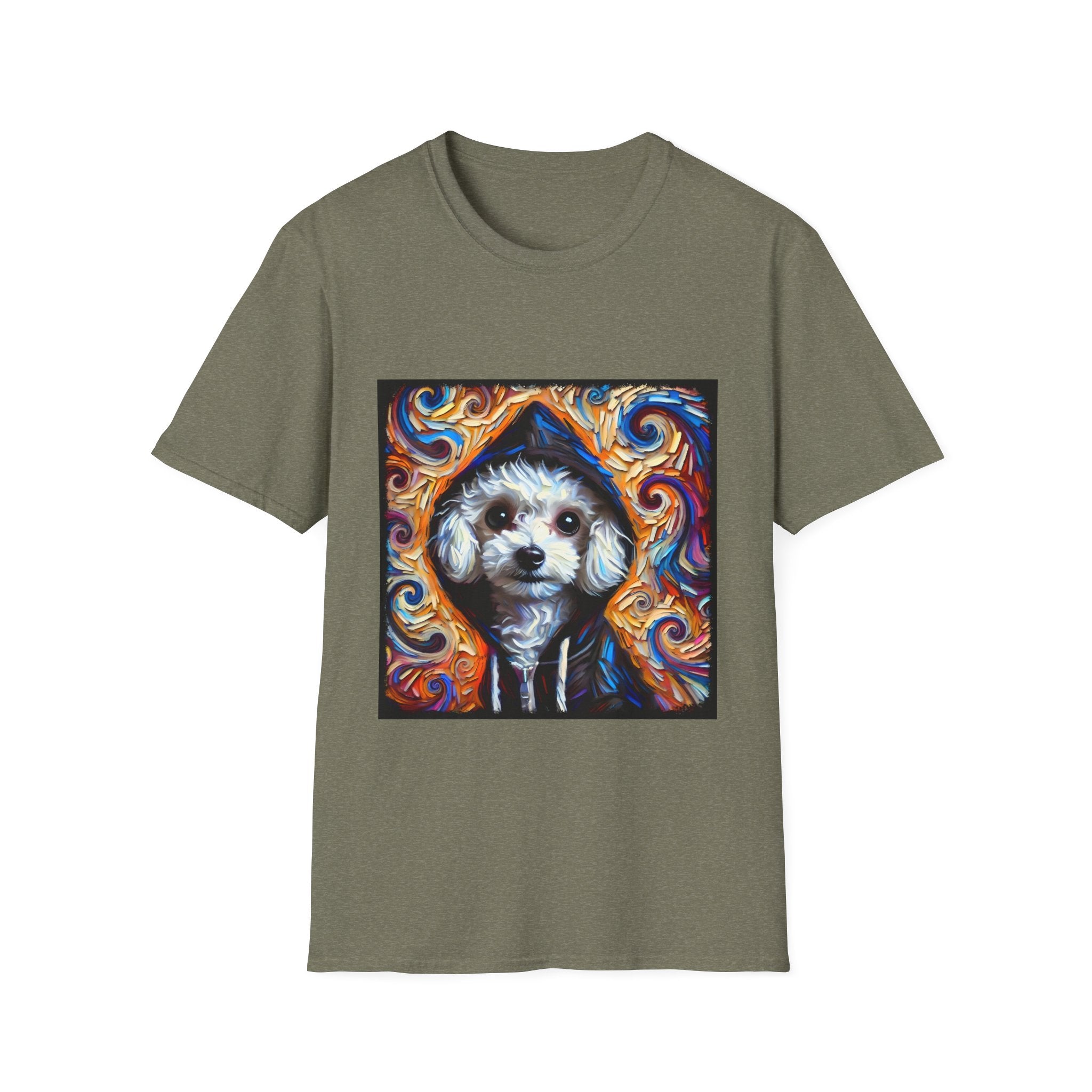 Poodle Bold Relaxed Swirl | Unisex Dog T-Shirt