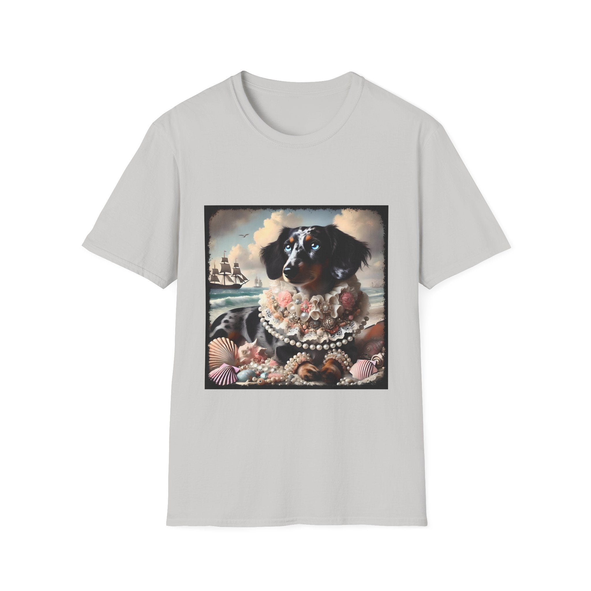 Dachshund Beach Beauty | Unisex Dog T-Shirt
