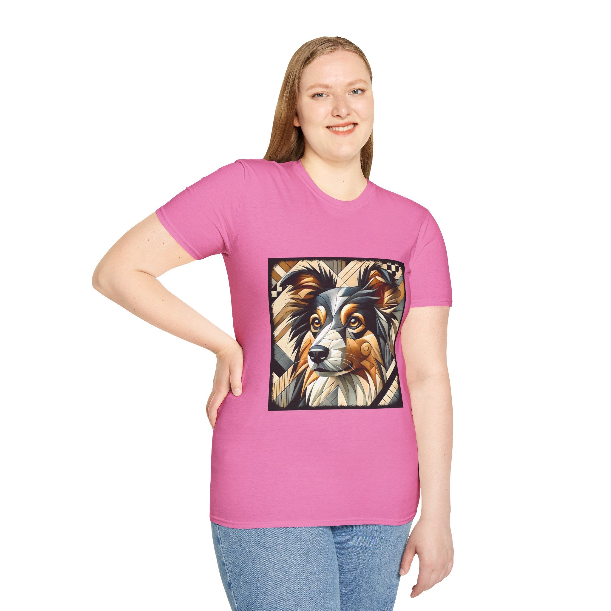 Miniature American Shepherd Geometric | Unisex Dog T-Shirt