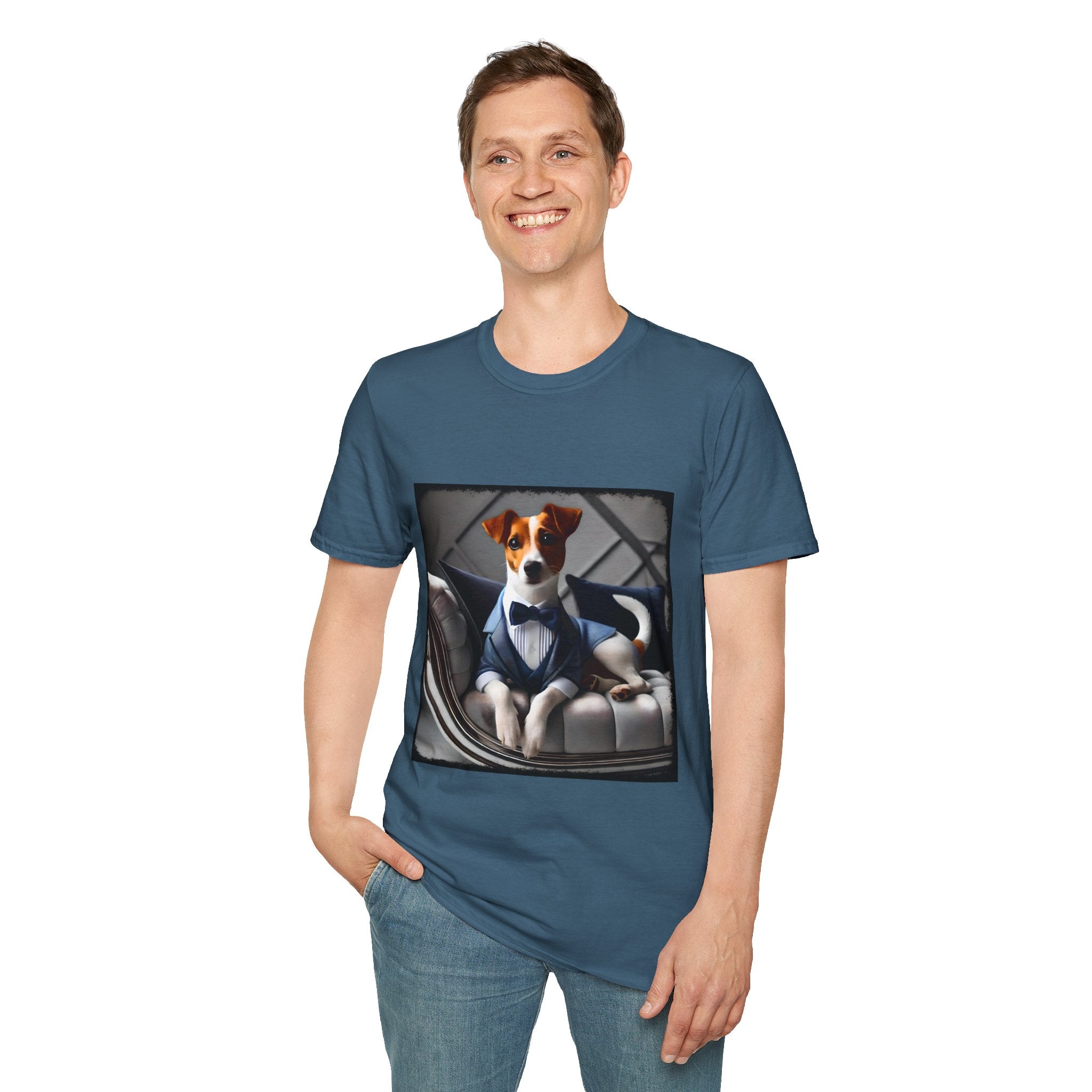 Jack Russell Terrier Dapper Rascal | Unisex Dog T-Shirt