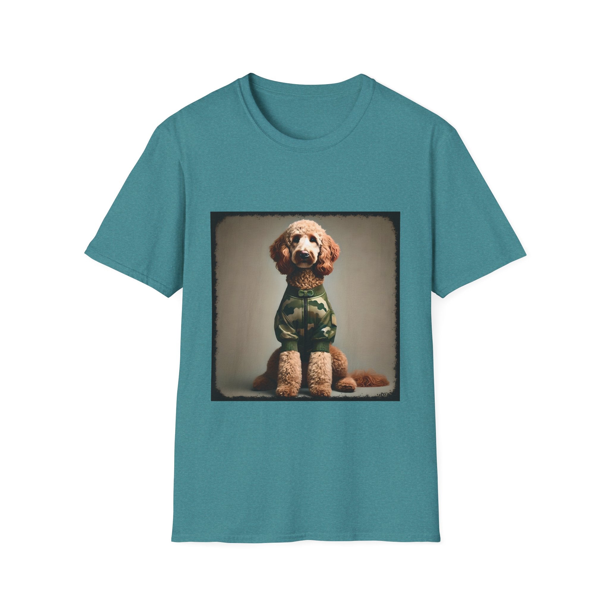 Labradoodle Camo Cutie | Unisex Dog T-Shirt