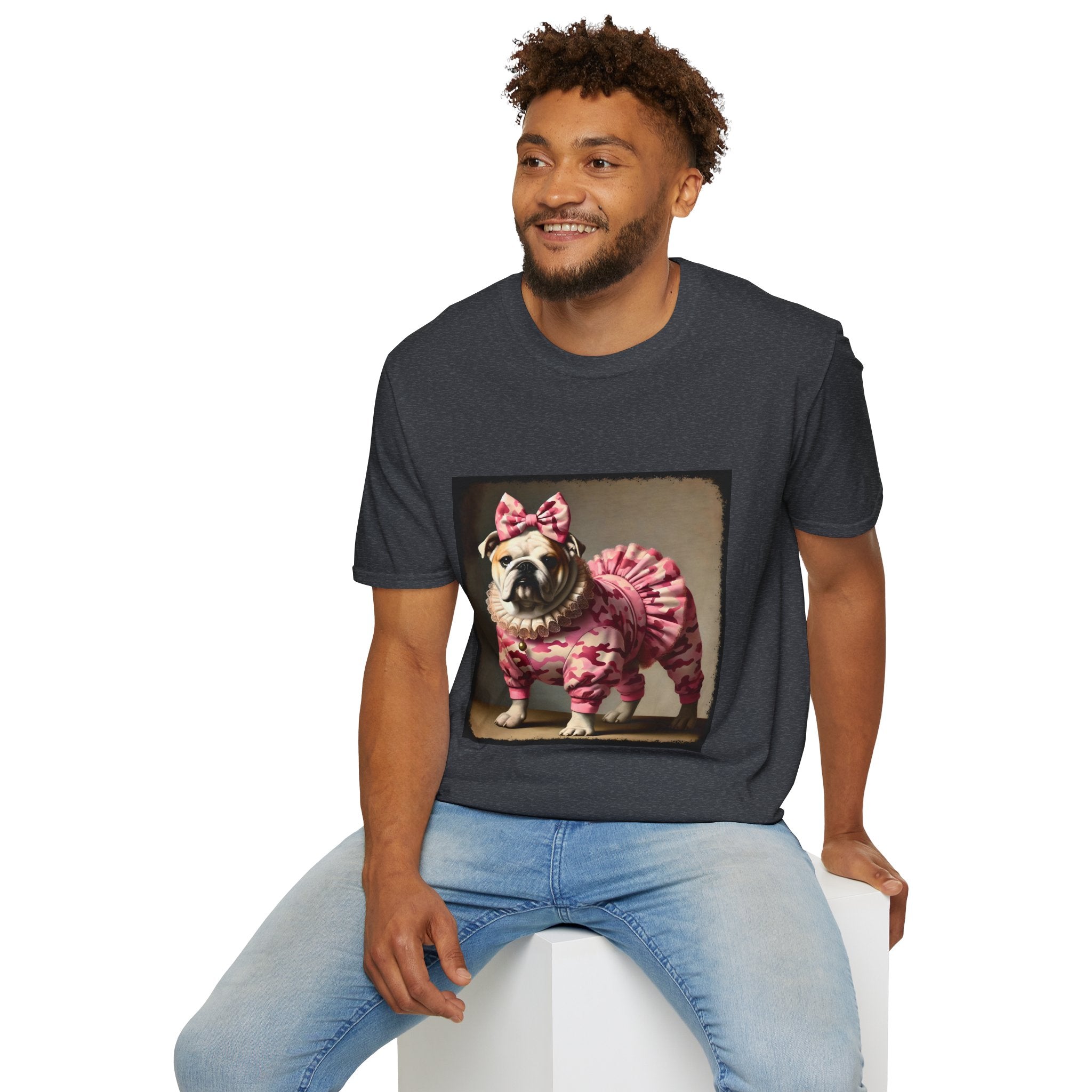 Bulldog Camo Cutie II | Unisex Dog T-Shirt