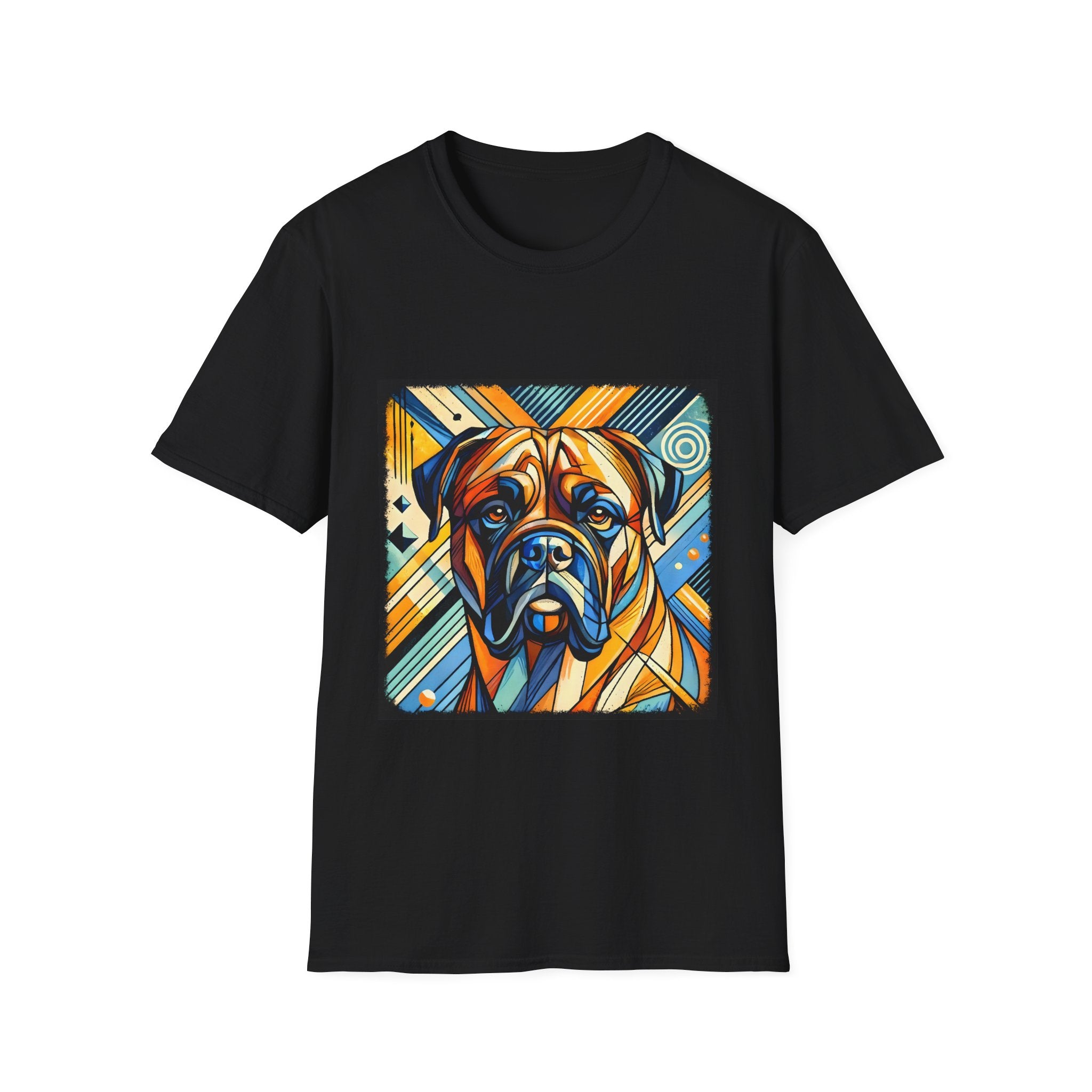 Bullmastiff Warm Geometric | Unisex Dog T-Shirt