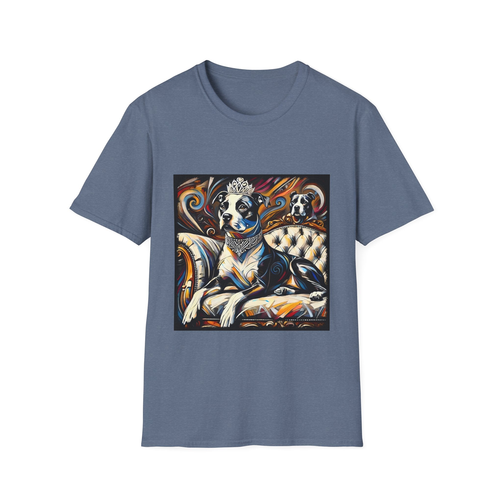 American Pit Bull Terrier Bold Princess Swirl  | Unisex Dog T-Shirt
