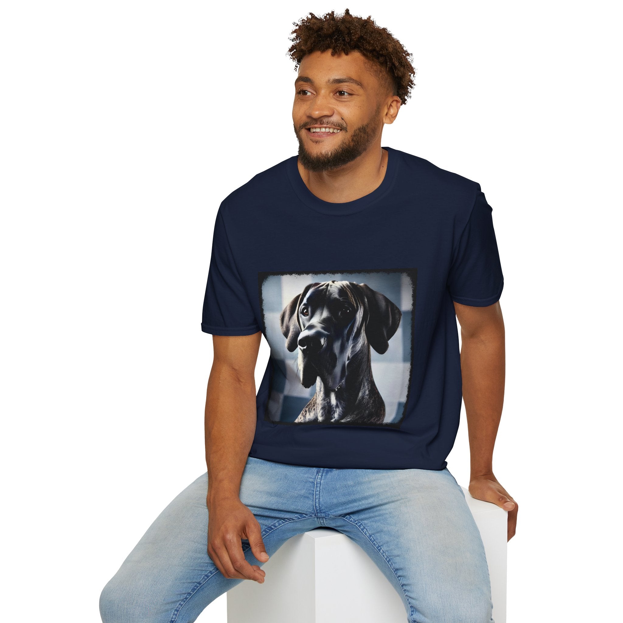 Great Dane Modern Muse | Unisex Dog T-Shirt