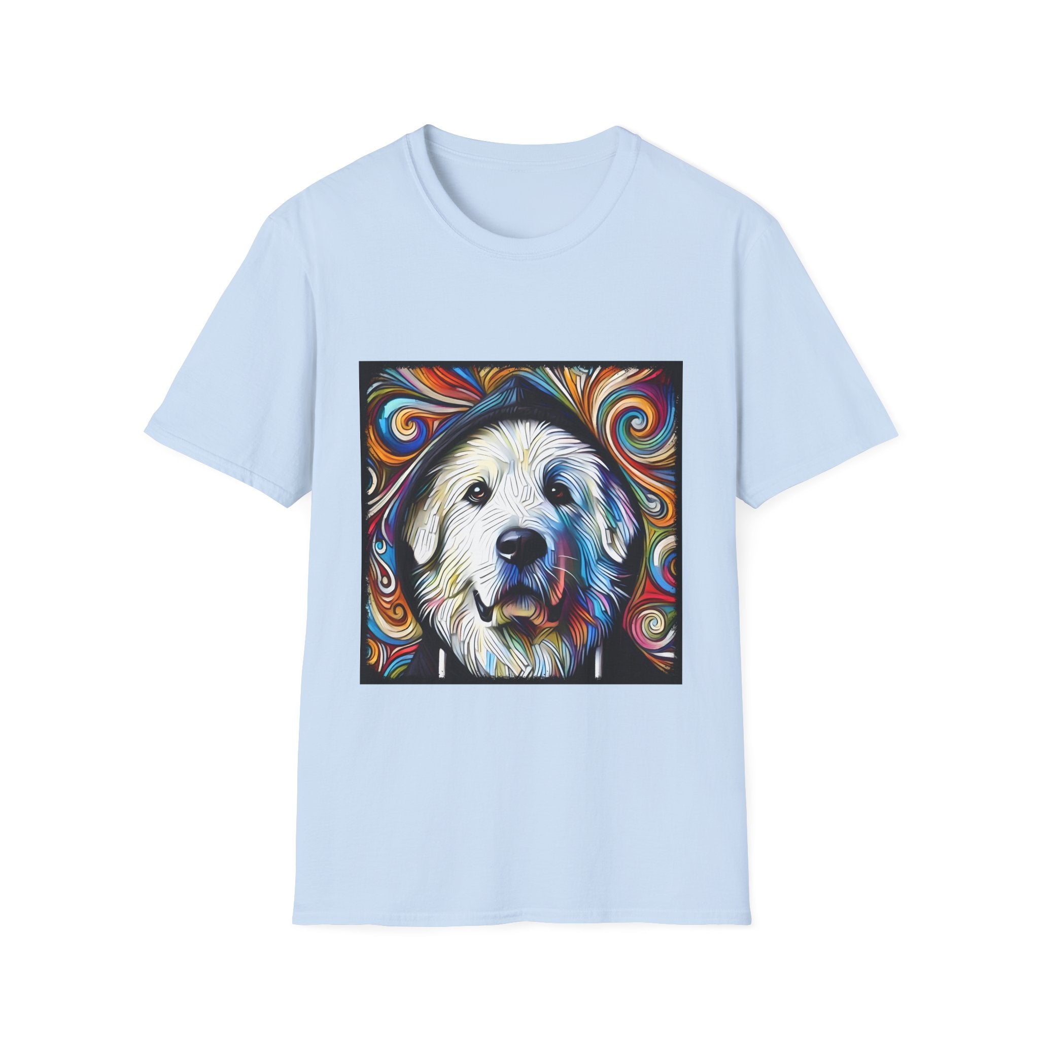 Great Pyrenees Relaxed Swirl | Unisex Dog T-Shirt
