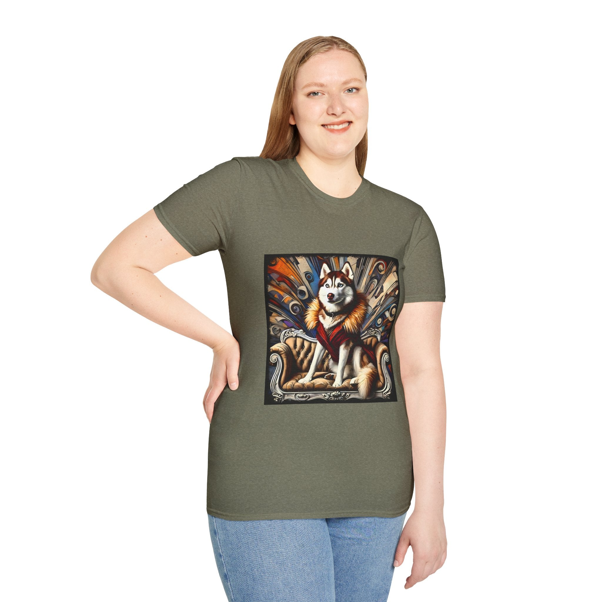 Siberian Husky Bold Rebel | Unisex Dog T-Shirt