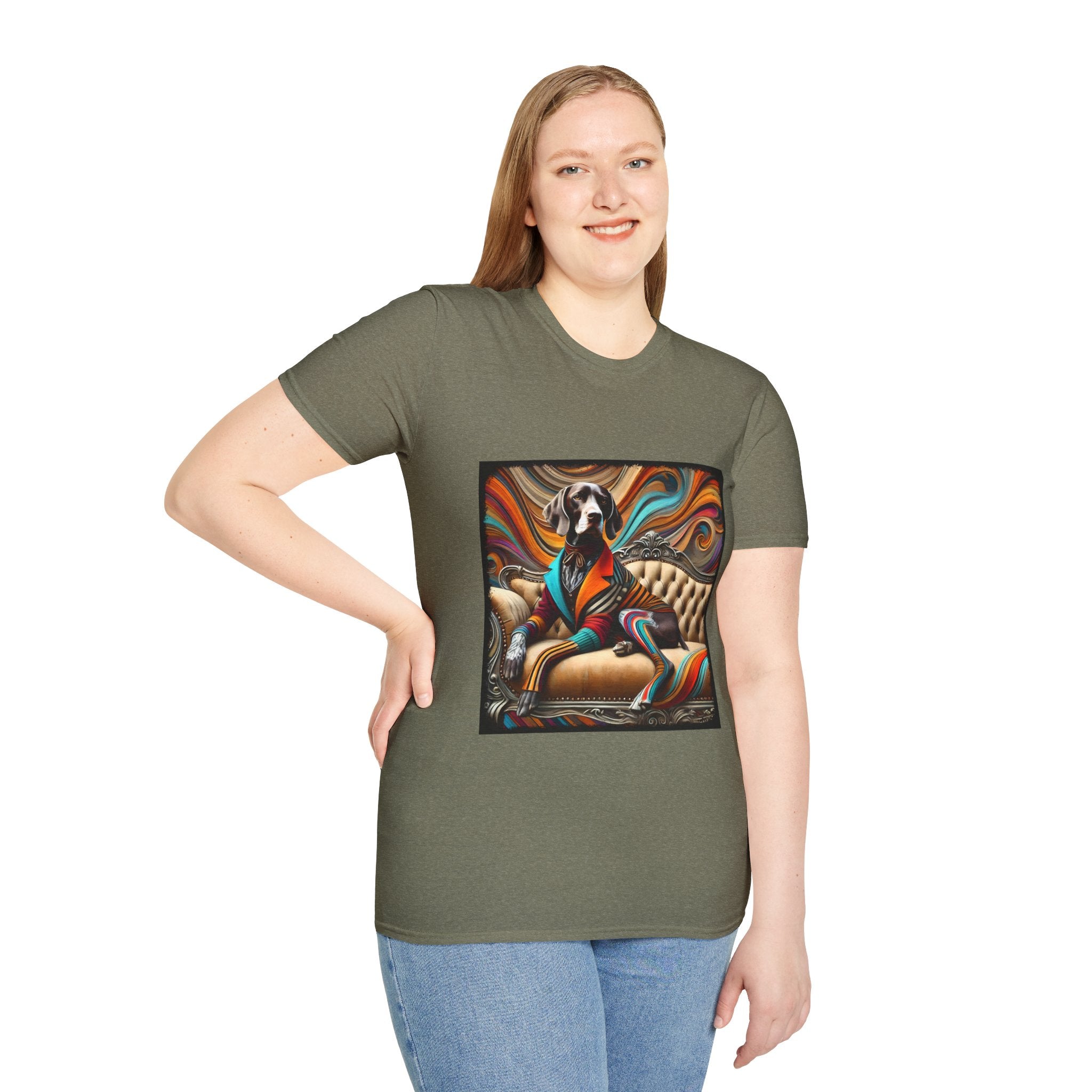 German Shorthaired Pointer Warm Rocker | Unisex Dog T-Shirt