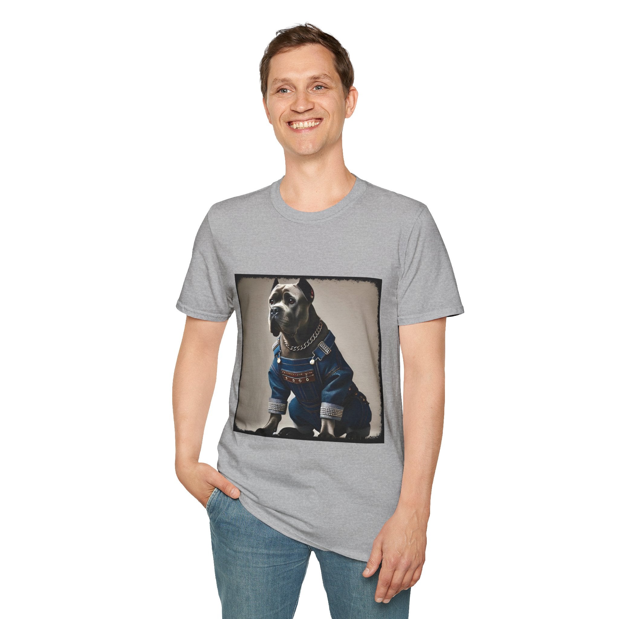 Cane Corso Denim & Diamonds | Unisex Dog T-Shirt