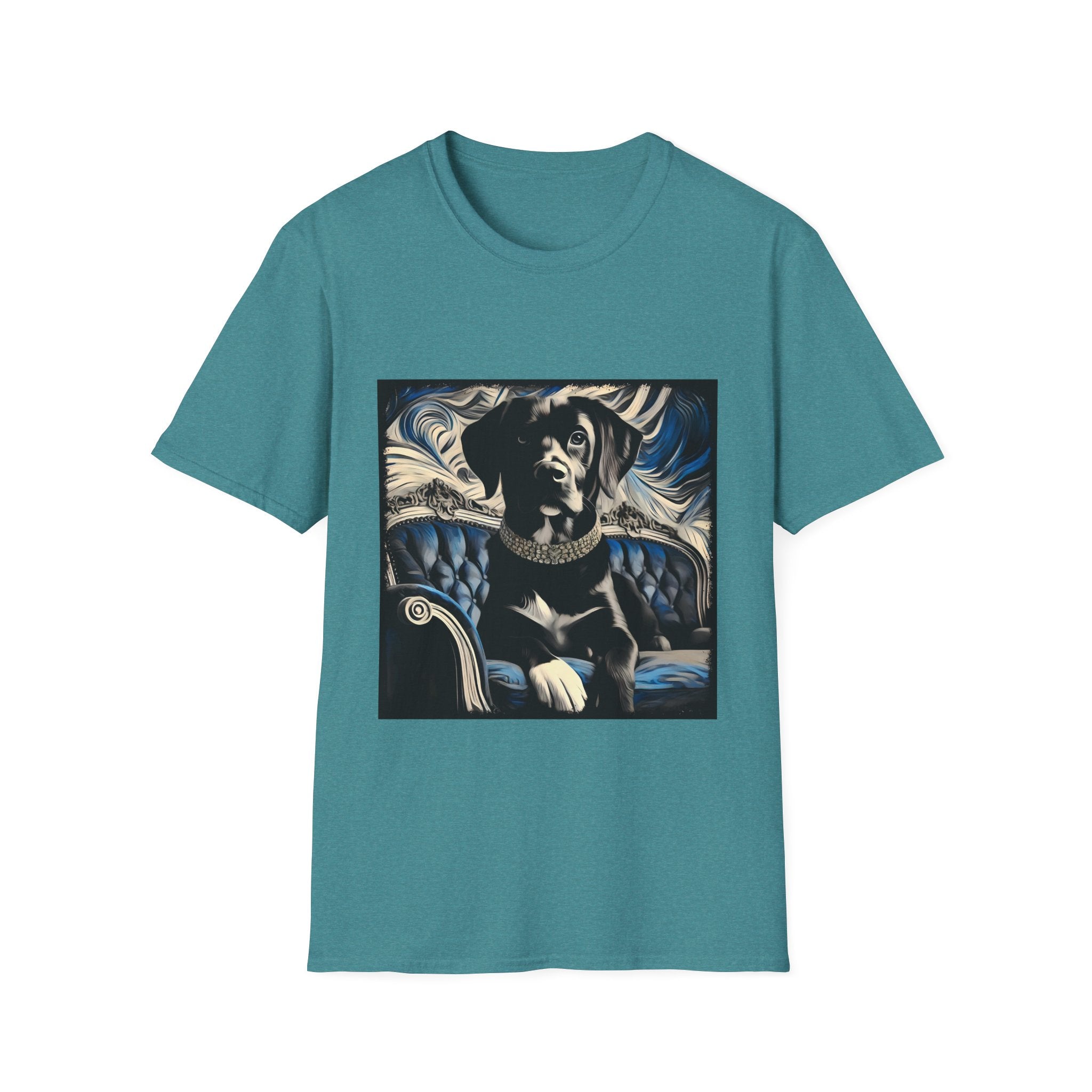 Labrador Retriever Blue and Black Swirl | Unisex Dog T-Shirt