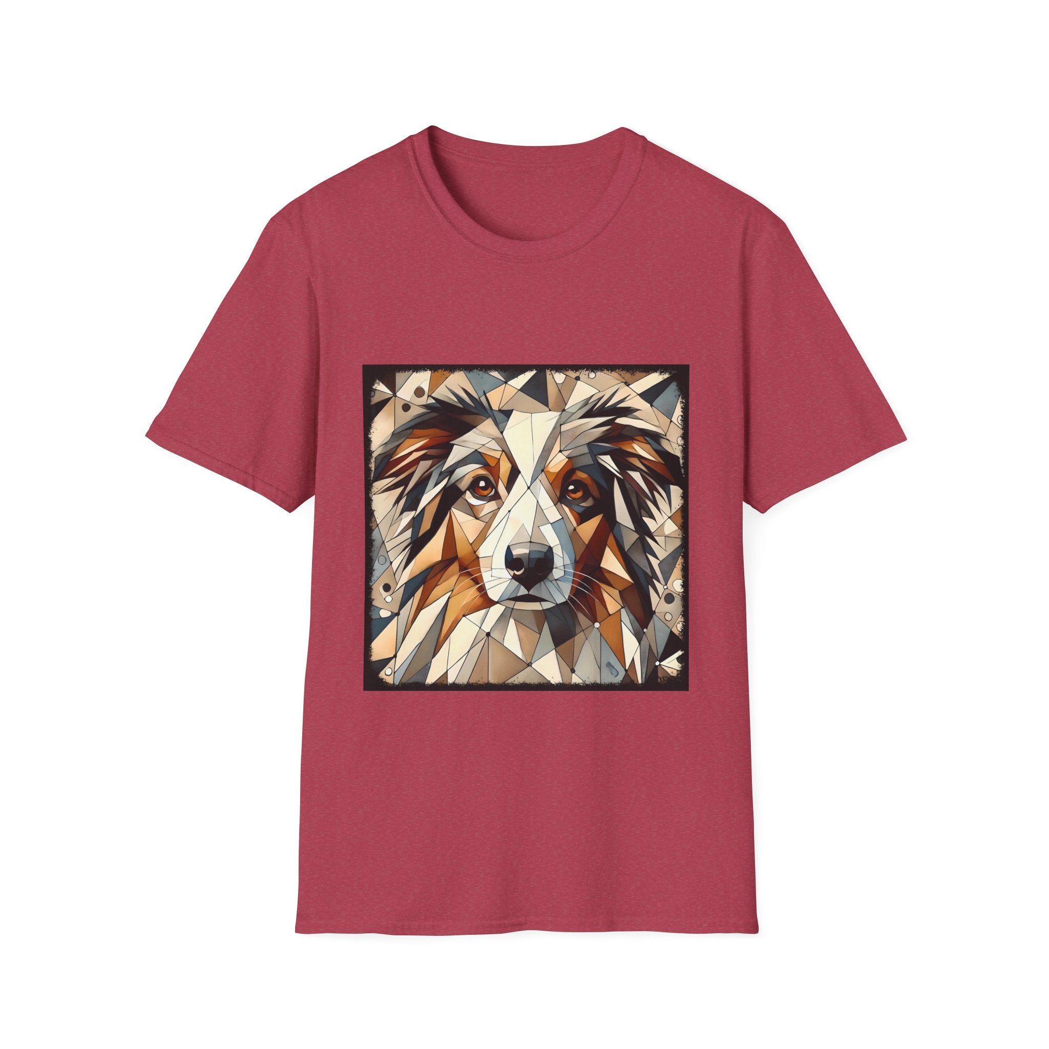 Australian Shepherd Warm Geometric | Unisex Dog T-Shirt