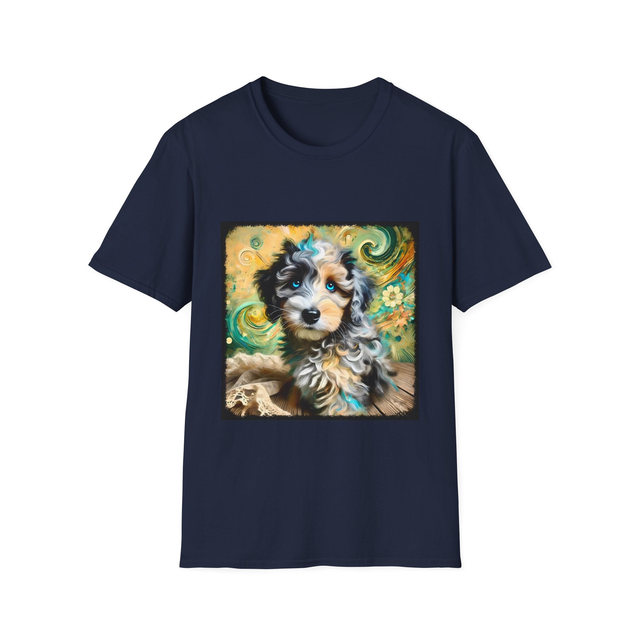 Aussiedoodle Emerald Swirl | Unisex Dog T-Shirt