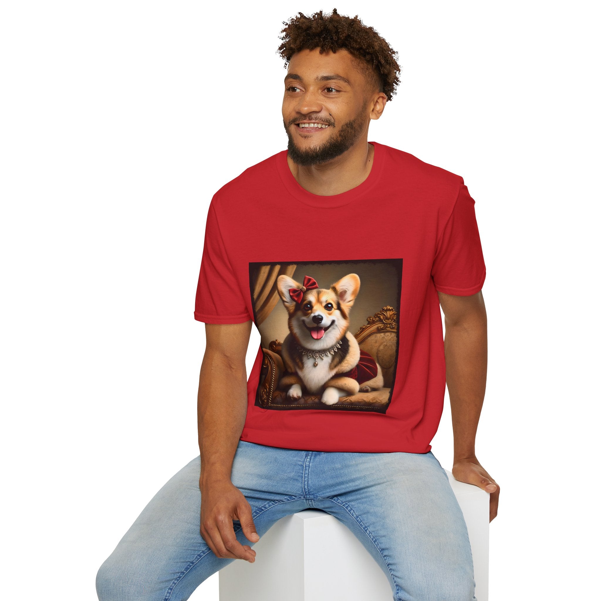 Pembroke Welsh Corgi Red Velvet Princess | Unisex Dog T-Shirt