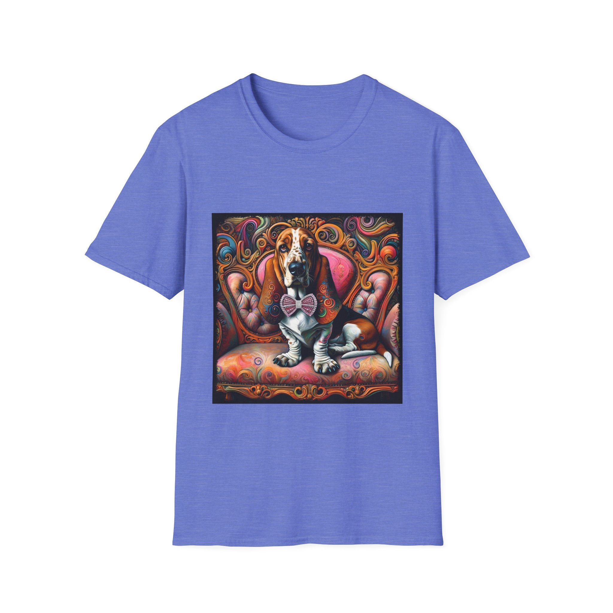 Basset Hound Vivid Swirl | Unisex Dog T-Shirt