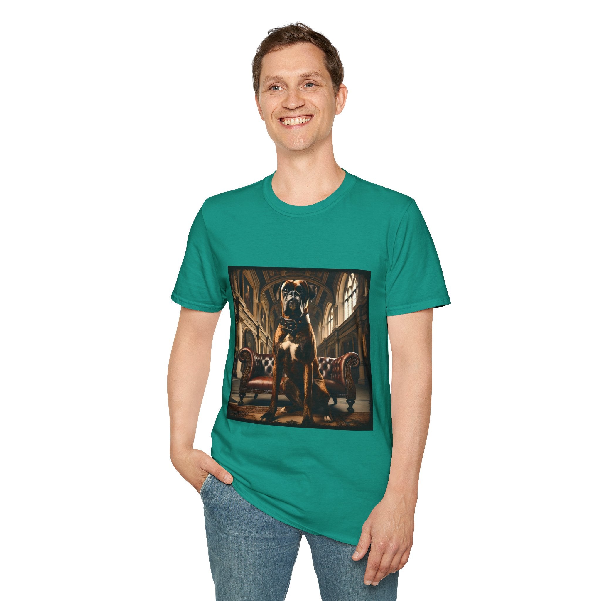 Boxer Poised Prince | Unisex Dog T-Shirt