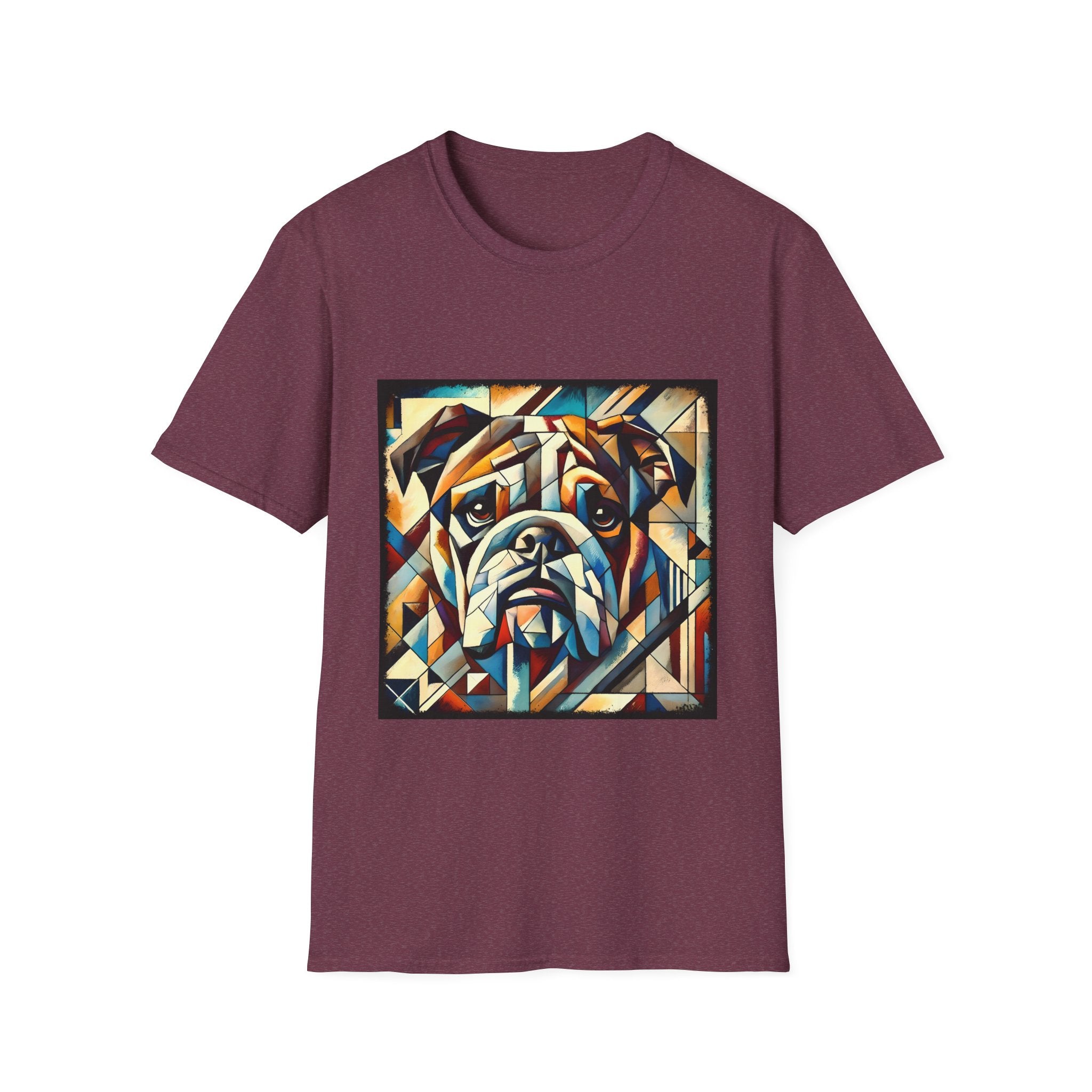 Bulldog Warm Geometric | Unisex Dog T-Shirt