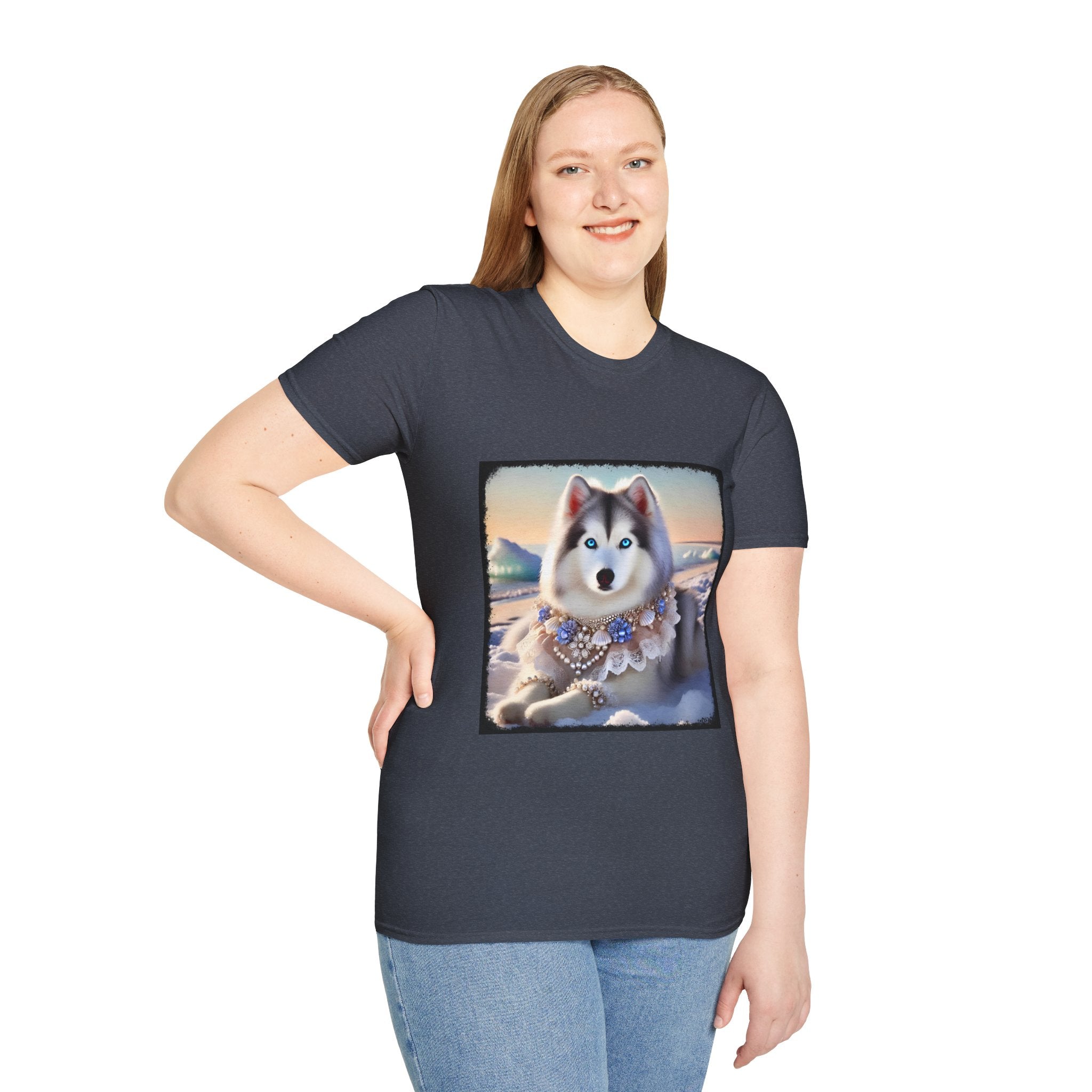 Siberian Husky Snow Princess | Unisex Dog T-Shirt