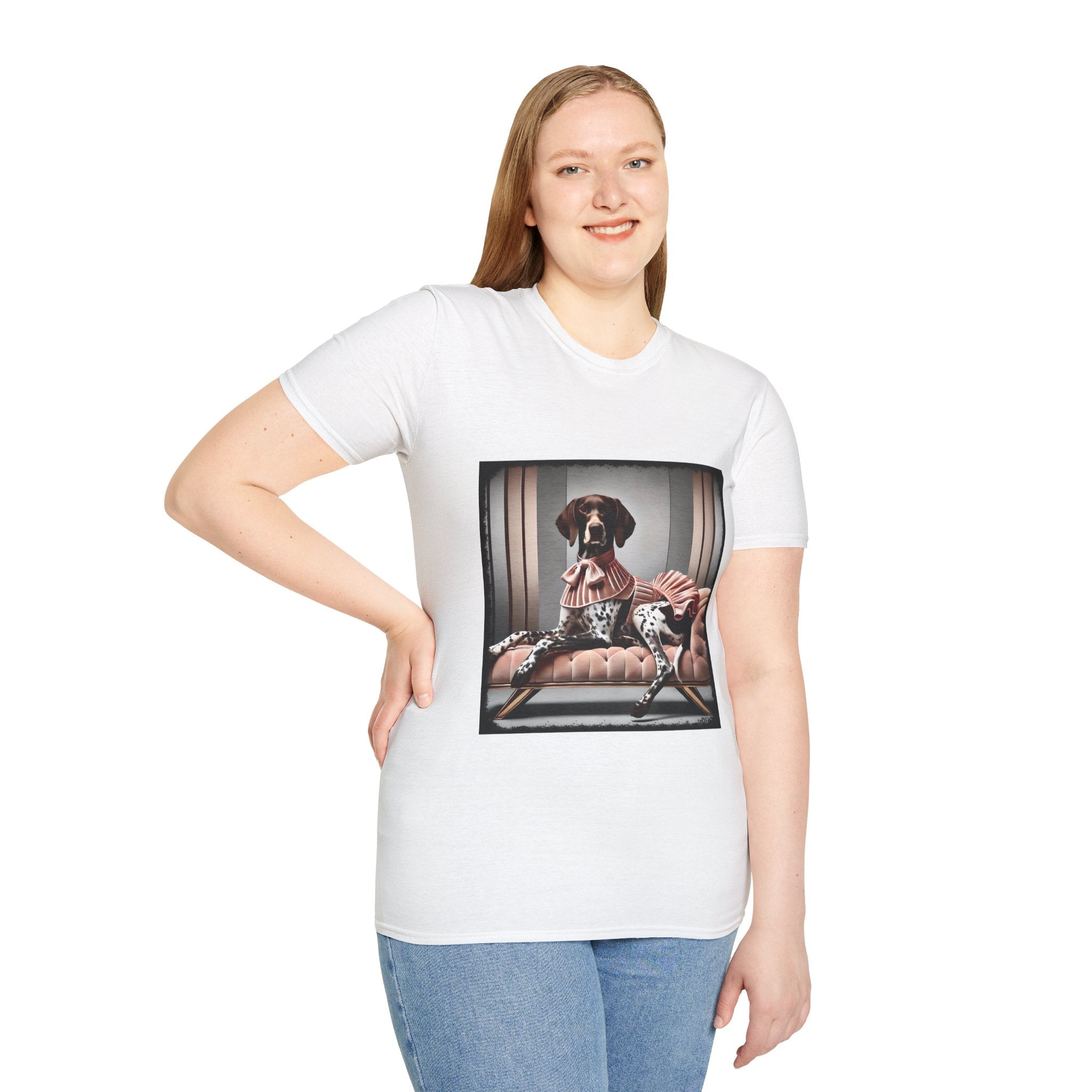 German Shorthaired Pointer Blush Babe | Unisex Dog T-Shirt