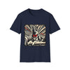 German Shepherd B&W Red Bow | Unisex Dog T-Shirt