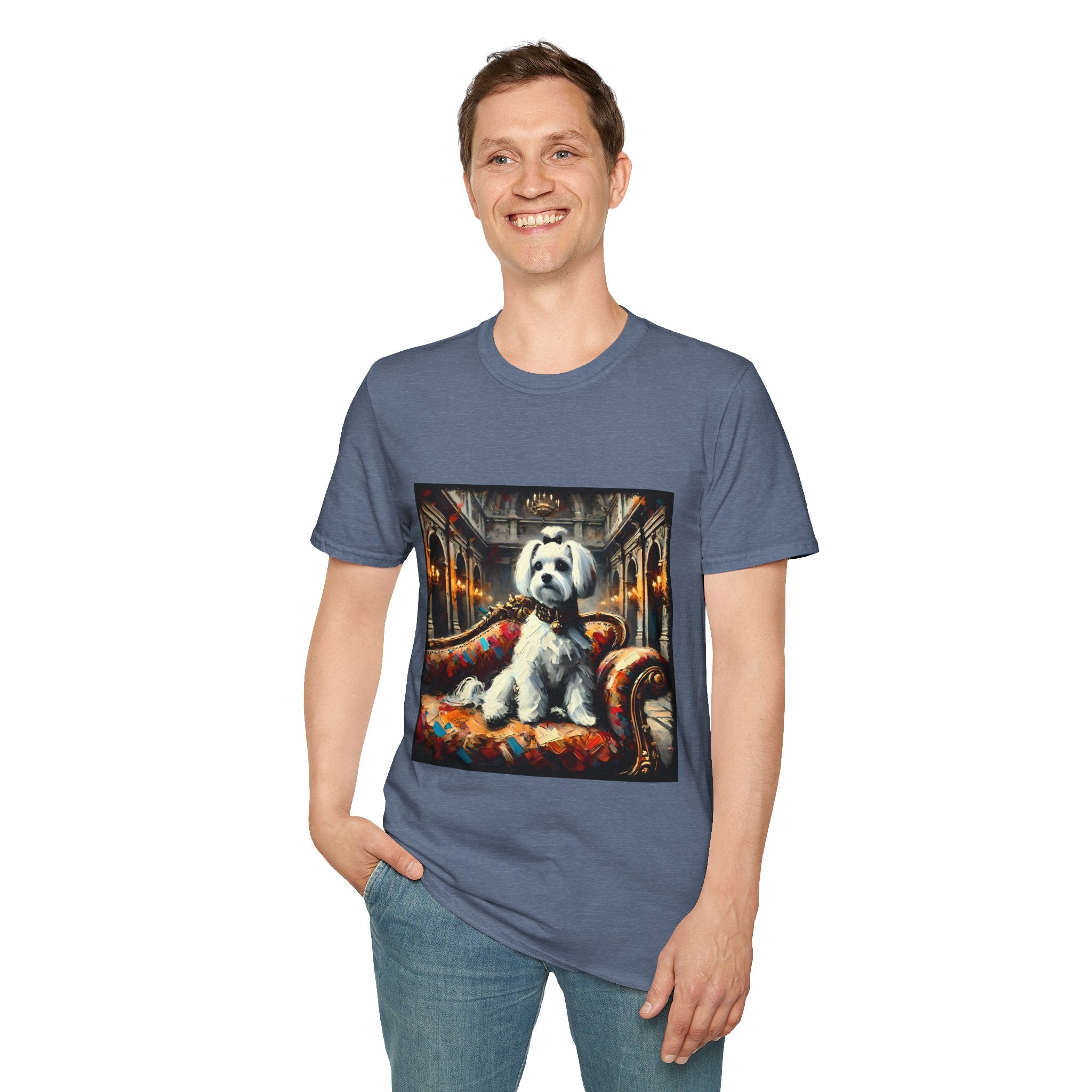 Maltese Bold Classic | Unisex Dog T-Shirt
