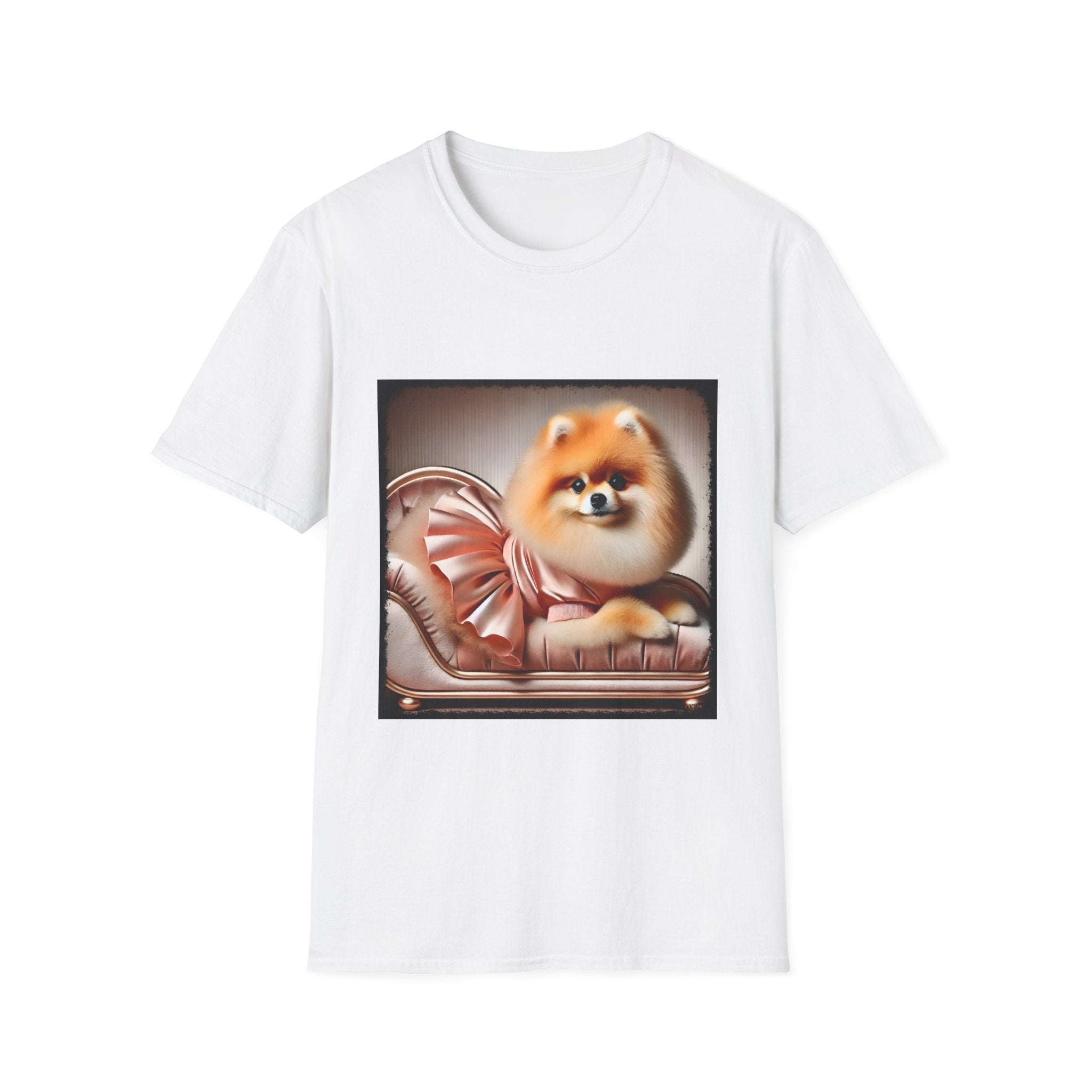 Pomeranian Peach Princess | Unisex Dog T-Shirt