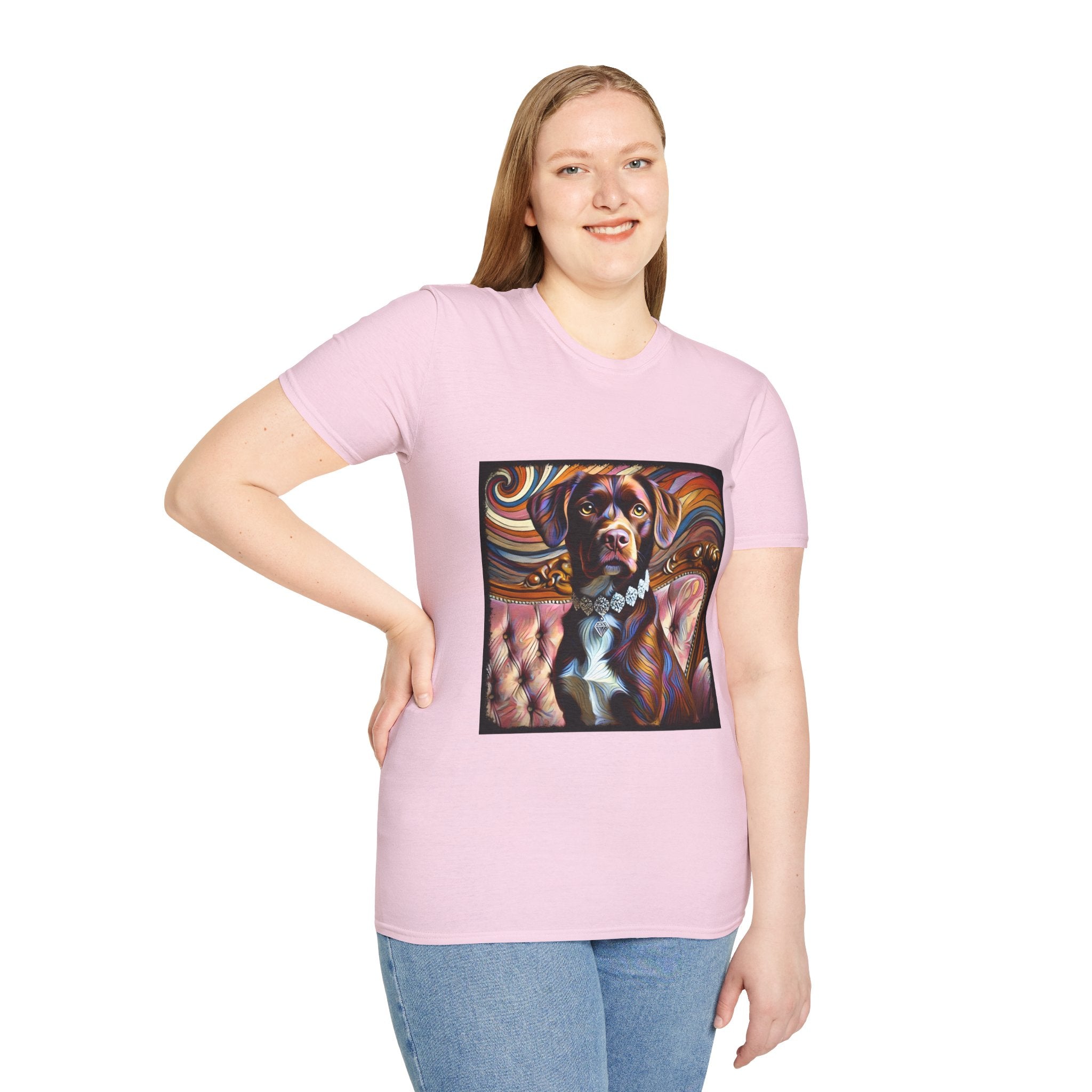 Labrador Retriever Vivid Swirl | Unisex Dog T-Shirt