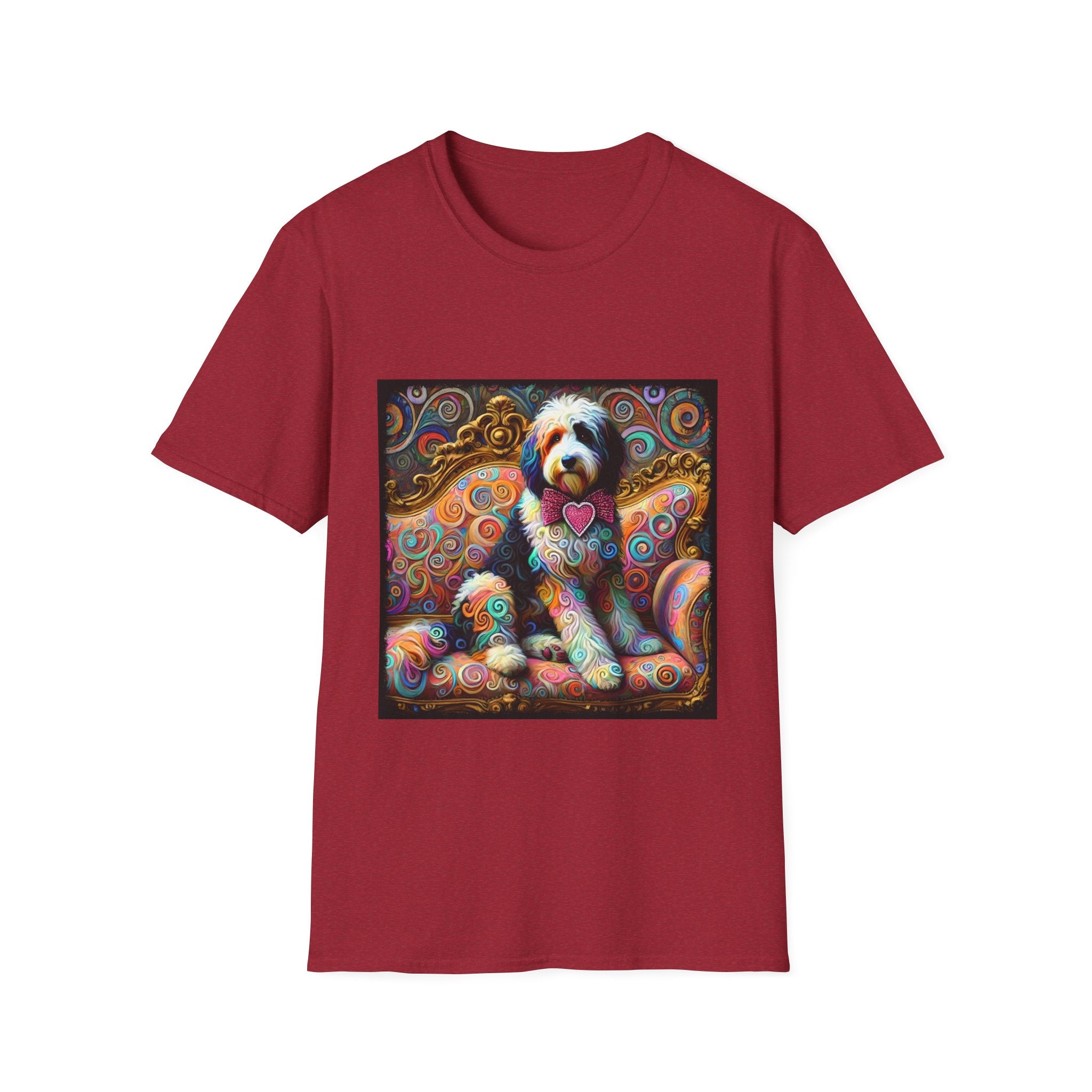 Bernedoodle Love Swirl | Unisex Dog T-Shirt