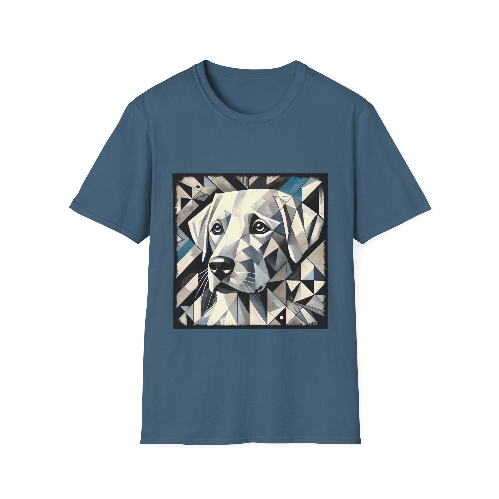 Labrador Retriever White Geometric | Unisex Dog T-Shirt