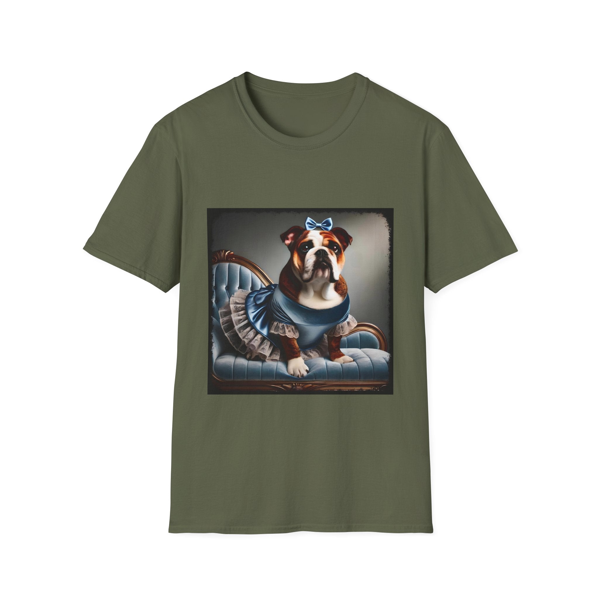 Bulldog Velvet Vixen | Unisex Dog T-Shirt