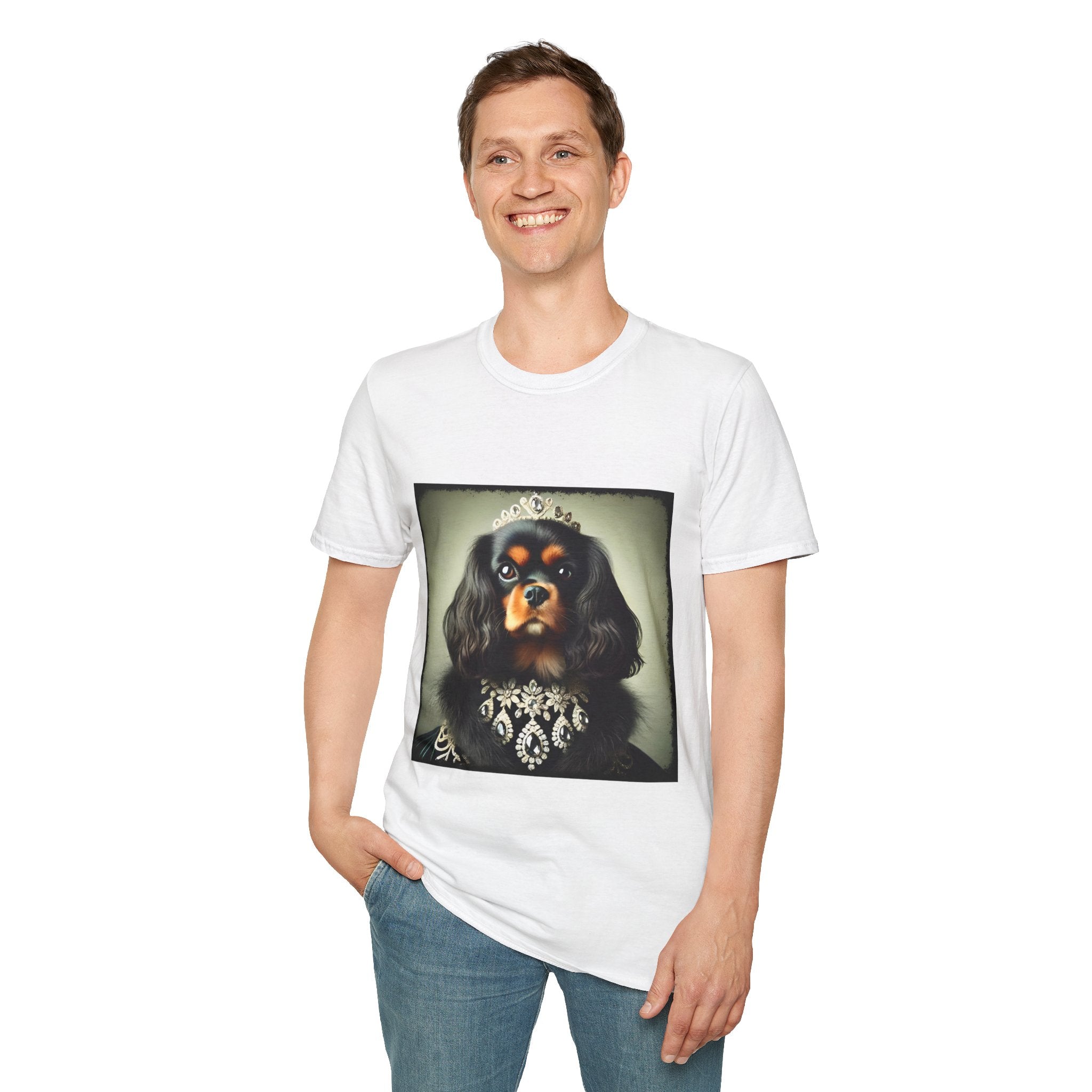 Cavalier King Charles Spaniel Status Sniffer | Unisex Dog T-Shirt