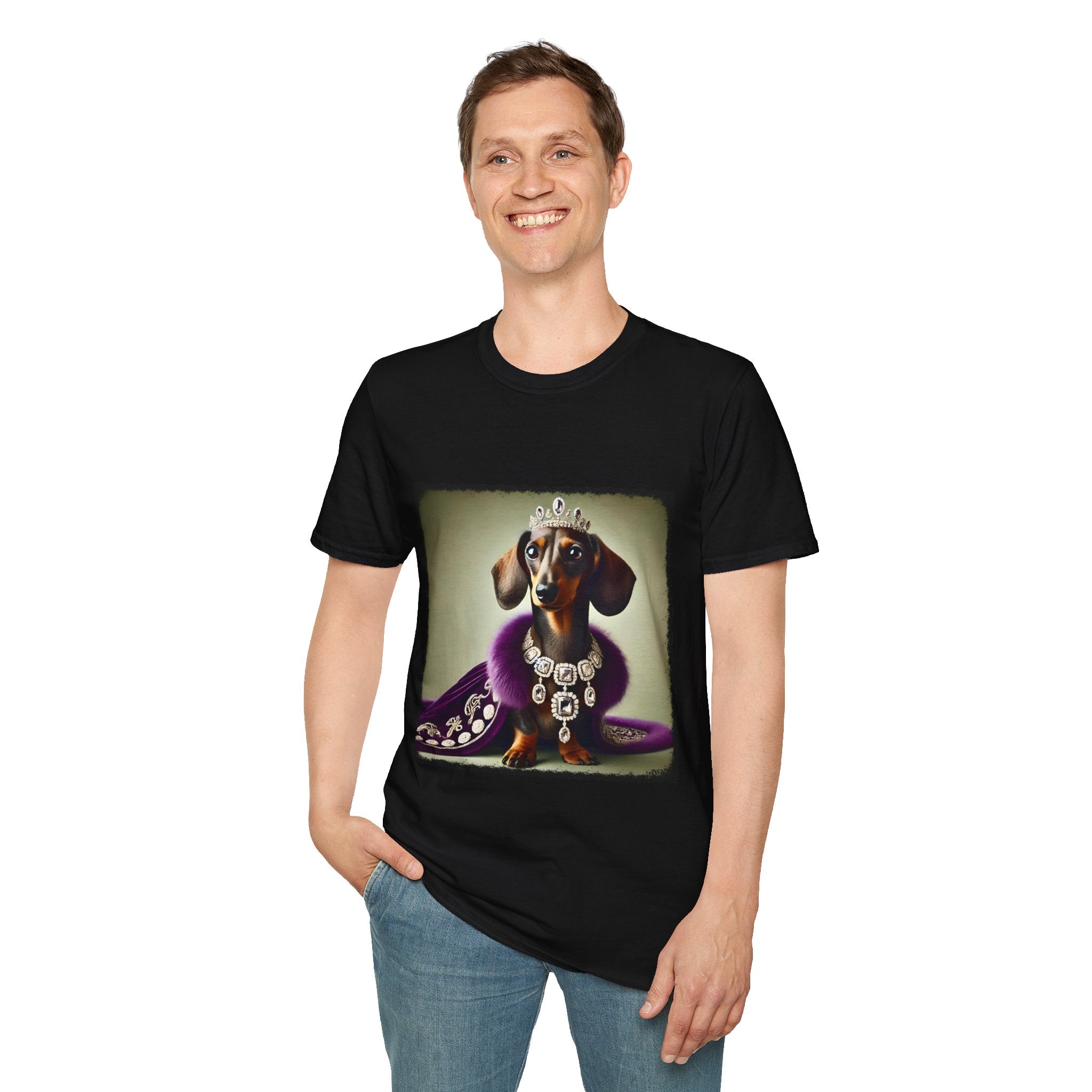 Dachshund Shrinking Violet | Unisex Dog T-Shirt