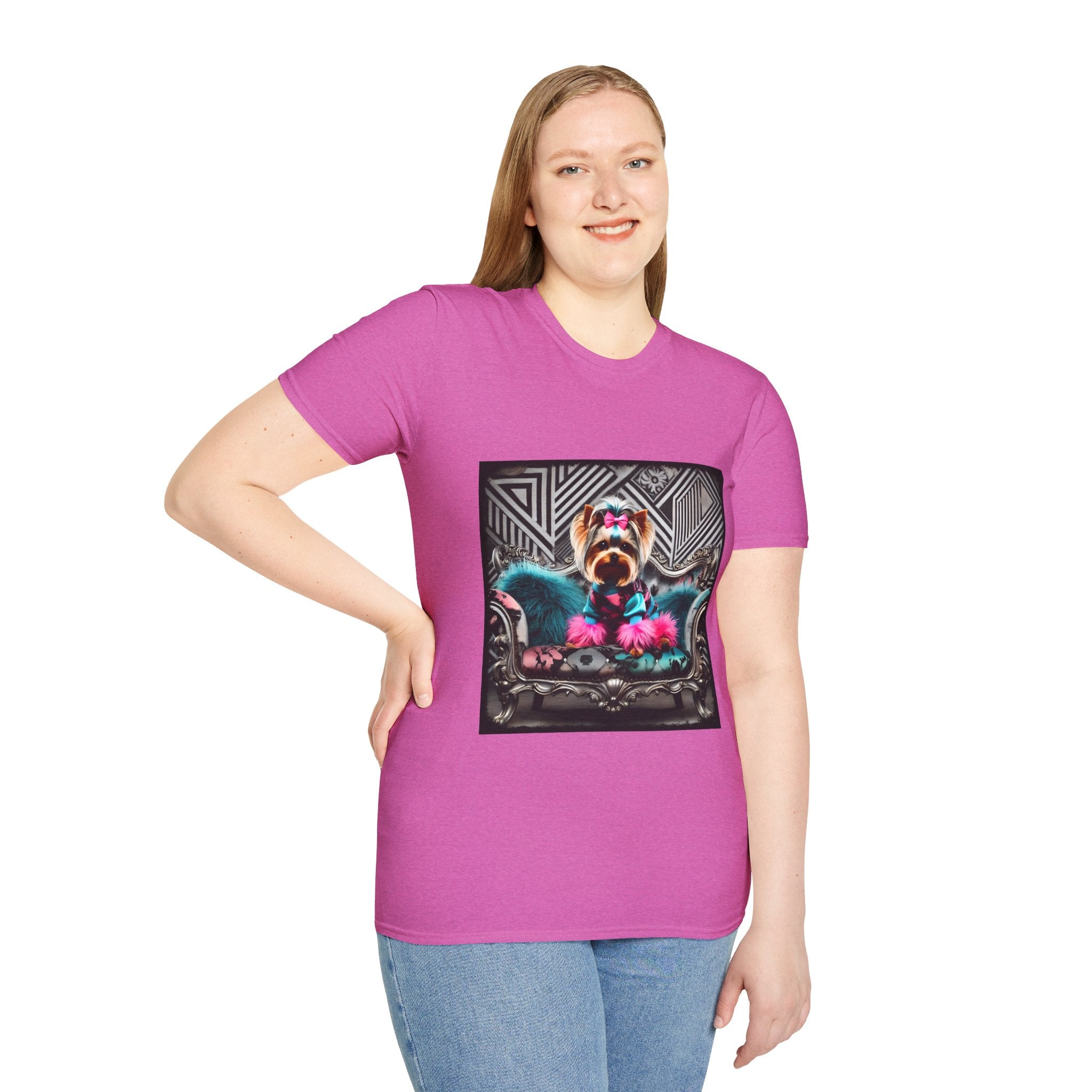 Yorkshire Terrier Chic Rocker | Unisex Dog T-Shirt