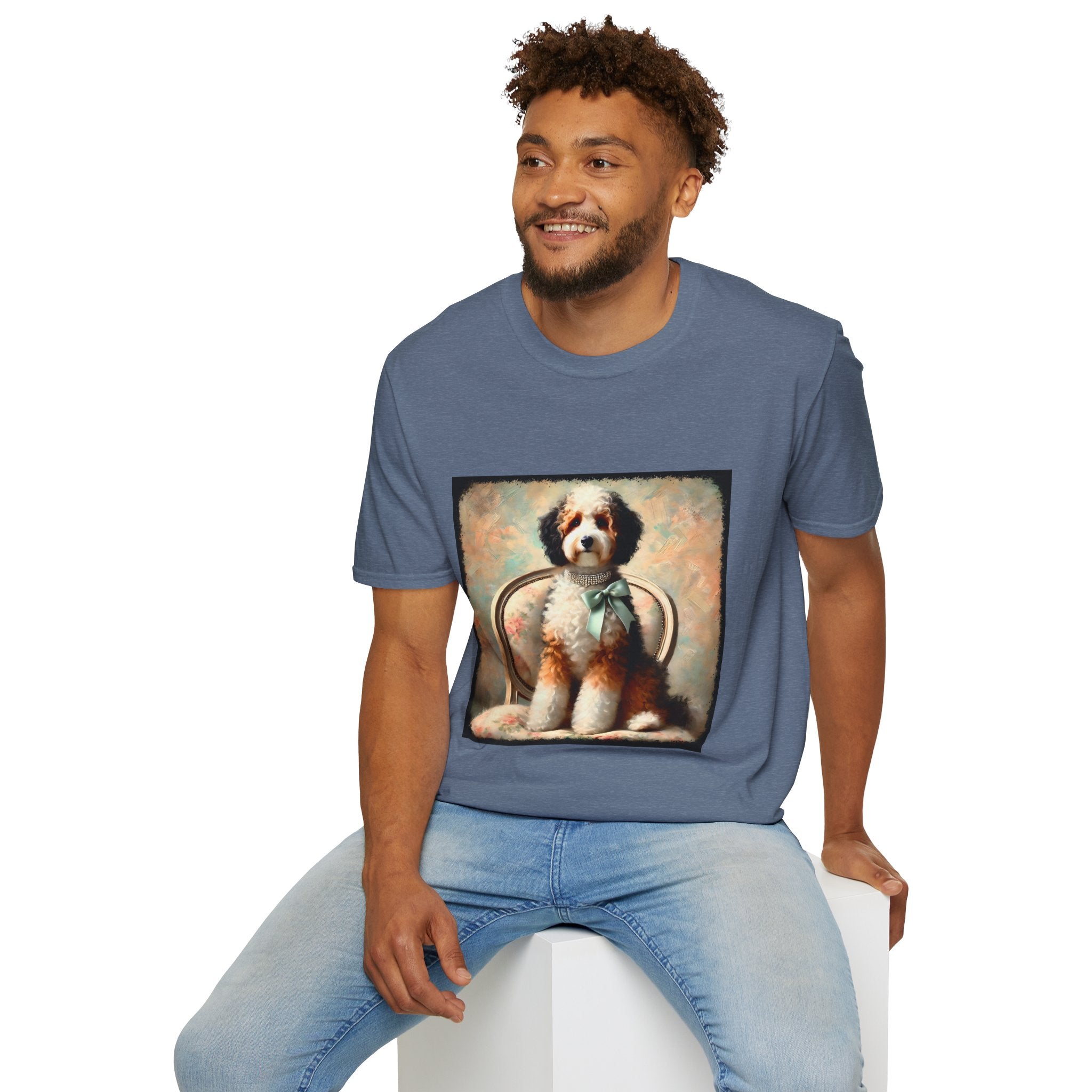 Bernedoodle Poised Classic | Unisex Dog T-Shirt