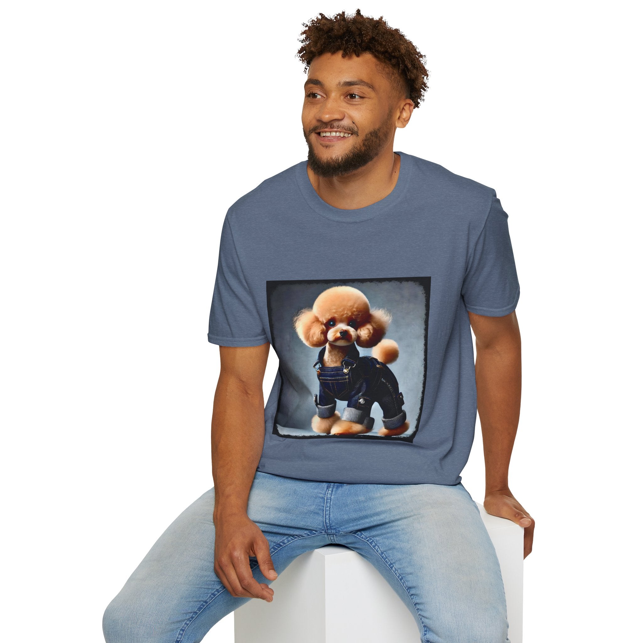 Poodle Denim Dream | Unisex Dog T-Shirt