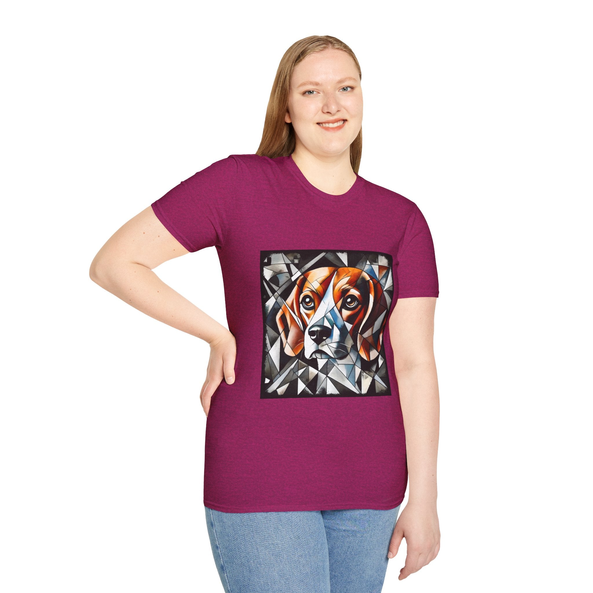 Beagle Bold Geometric | Unisex Dog T-Shirt